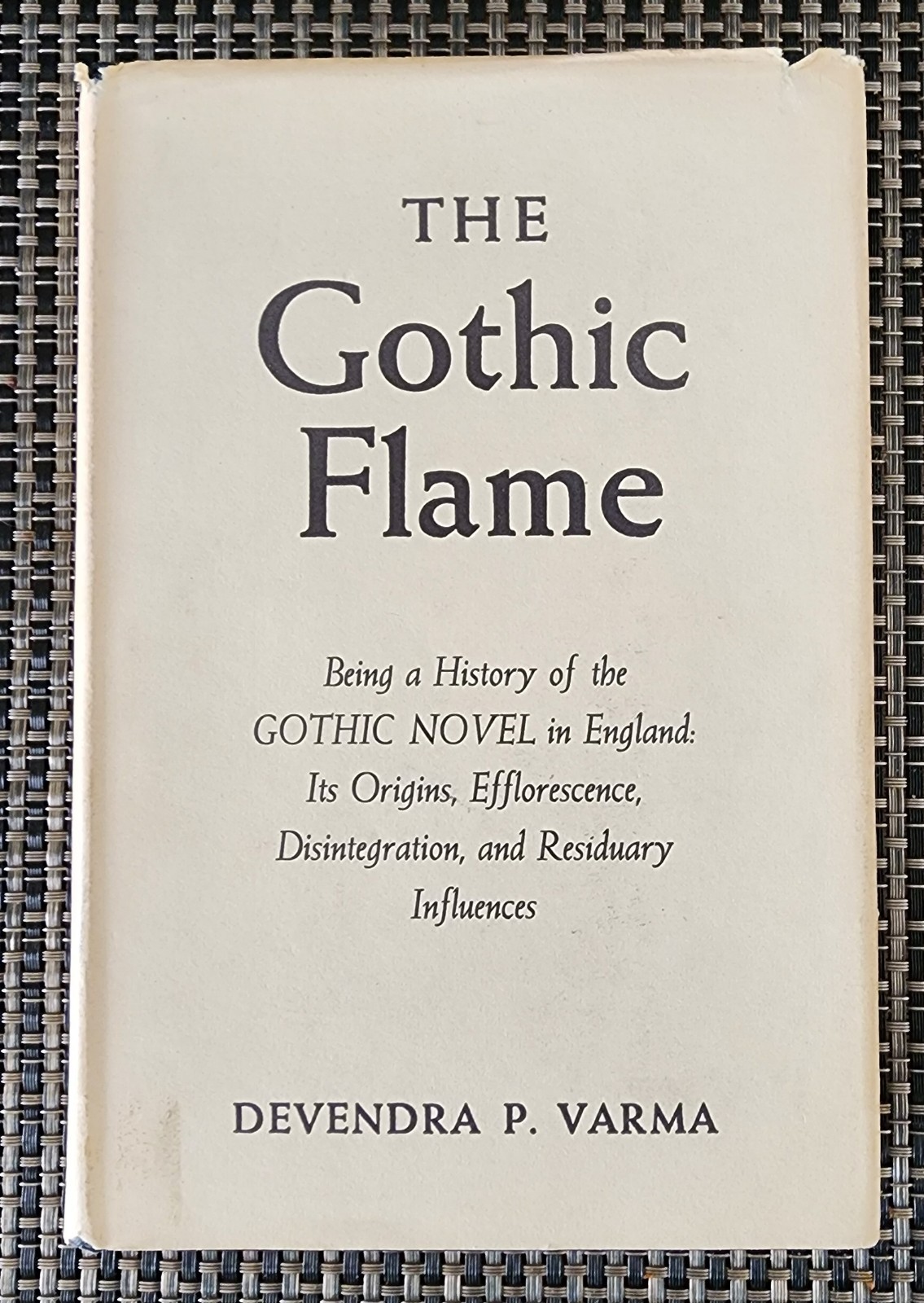 The Gothic Flame Devendra P Varma 1966 Russell & Russell Gothic Novel History