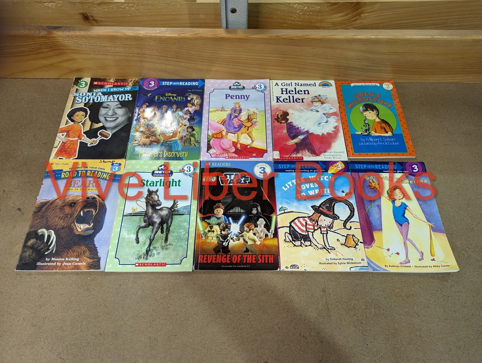 Huge Lot of 100 Step Into Reading Level 1 2 3 Books – My First – I Can Read MIX