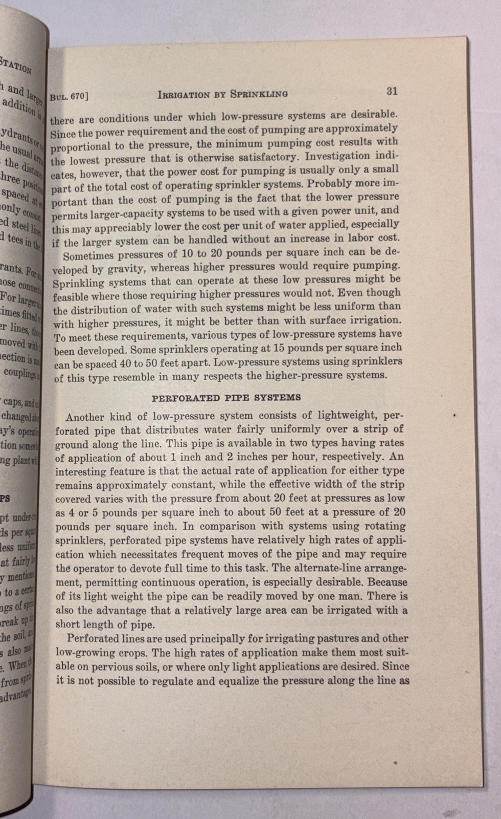 UCLA Berkeley Bulletin 670 Oct. 1942 Irrigation By Sprinkling J.E Christiansen