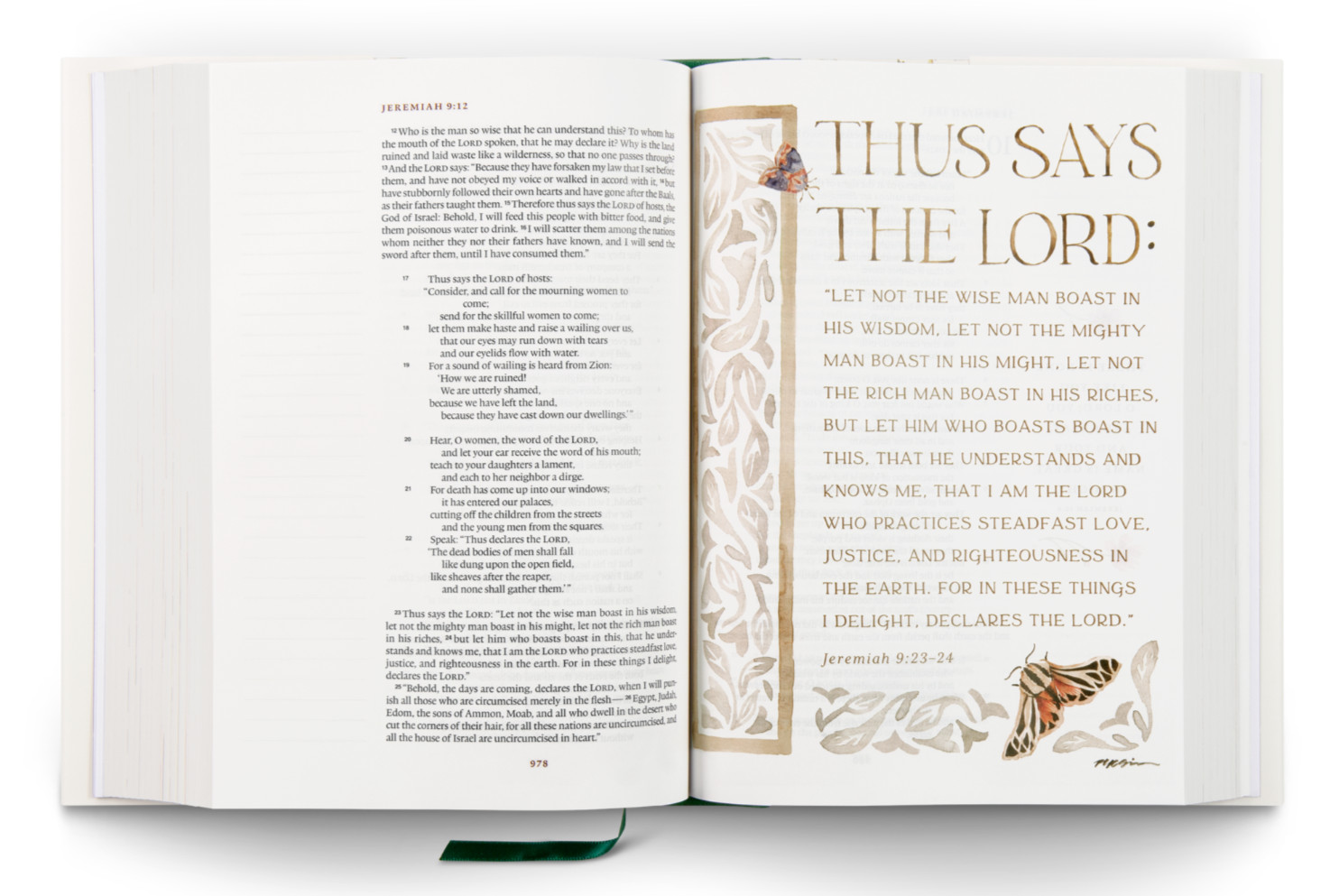 ESV Gracelaced Bible Journaling Edition Hardcover (Artwork by Ruth Chou Simons)