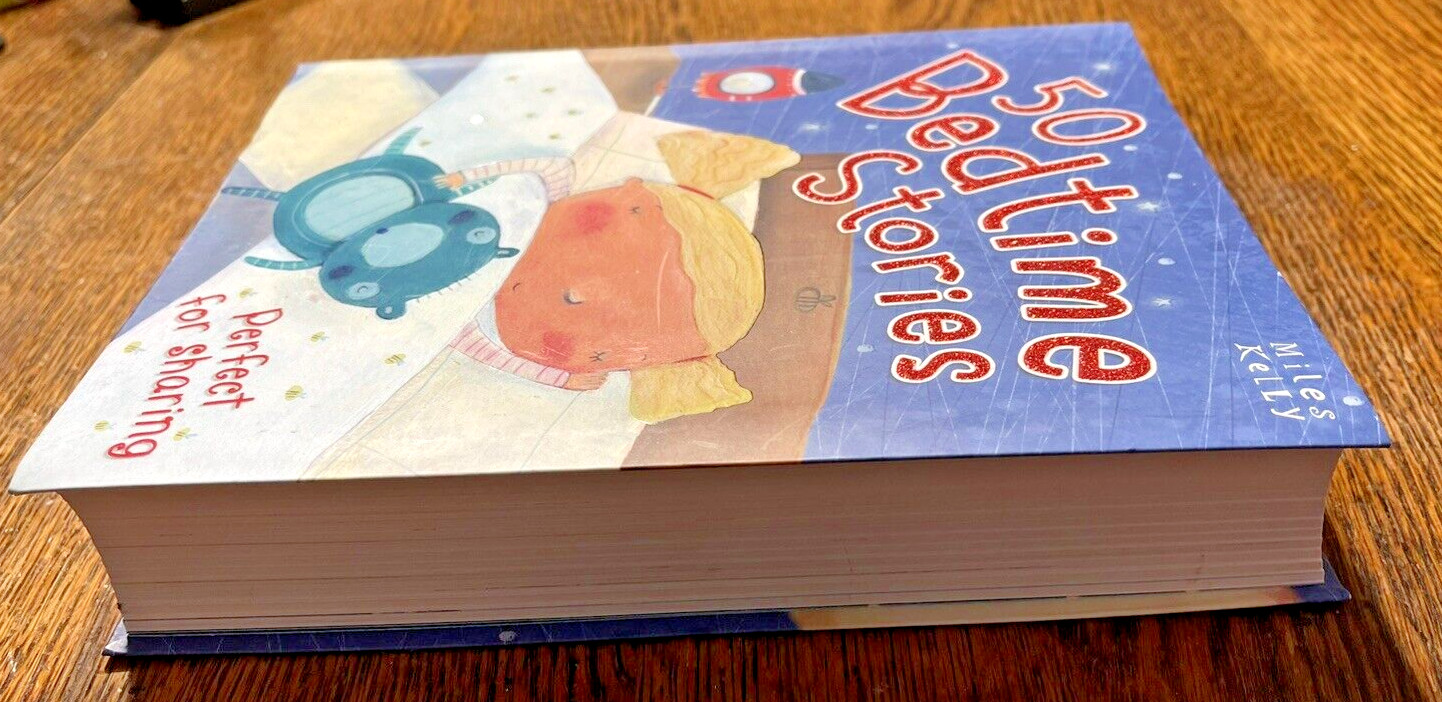 50 Bedtime Stories by Miles Kelly Paperback Book 512 Pages Like New Condition