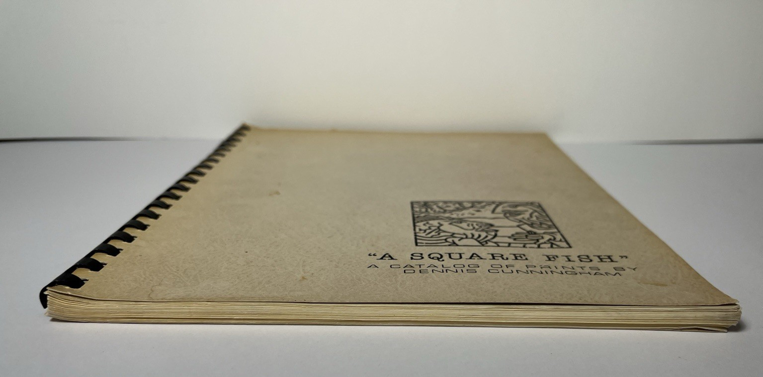 RARE Dennis Cunningham A SQUARE FISH Catalog of Prints 1981-1983 Oregon Artist
