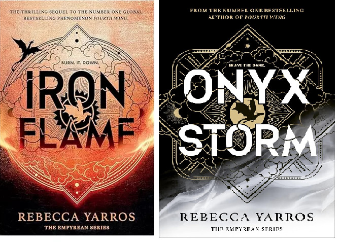 Onyx Storm + Iron Flame By Rebecca Yarros English paperback free shipping