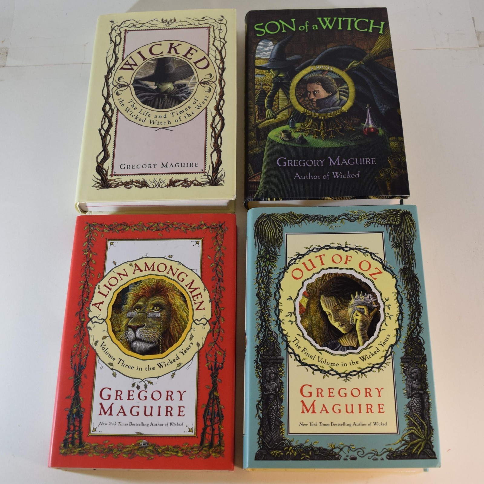 Wicked Years by Gregory Maguire – All 4 original Hardcover Books – Out of Oz ++