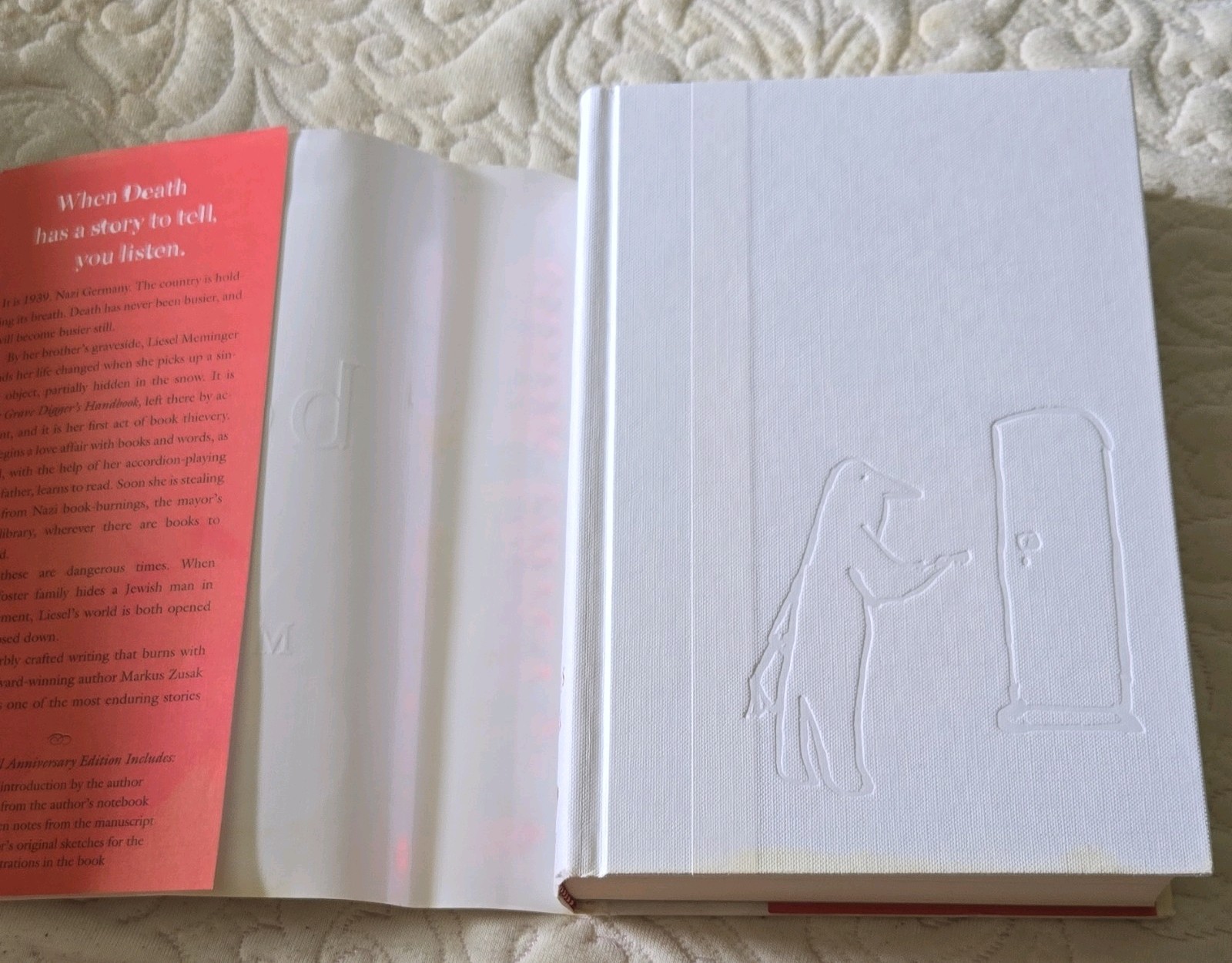 Markus Zusak The Book Thief Anniversary Edition 2016 Hardcover Illus DJ