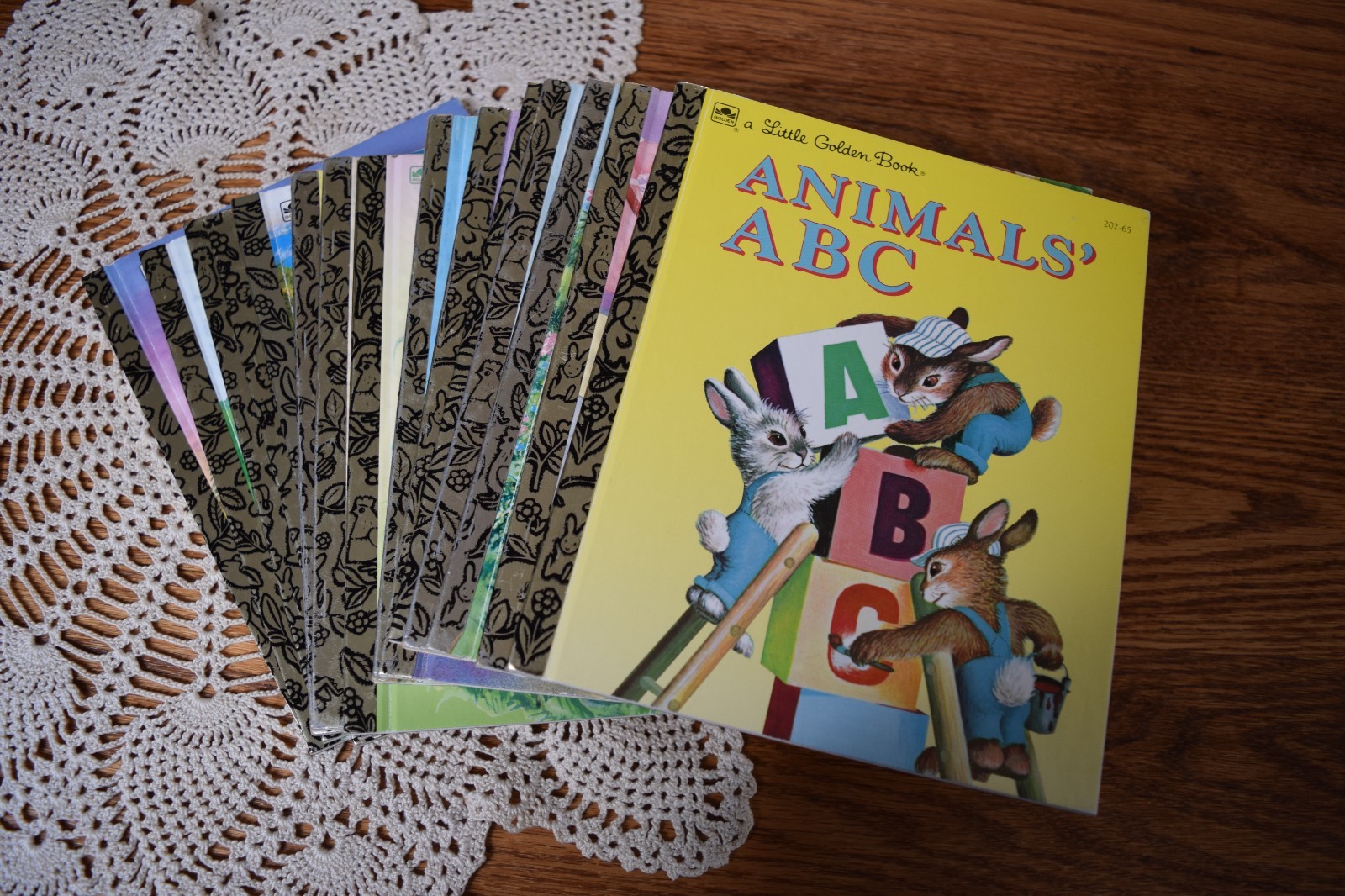 Lot of 15 Vintage Little Golden Books Standard Size 6 5/8 X 7 7/8 Inches