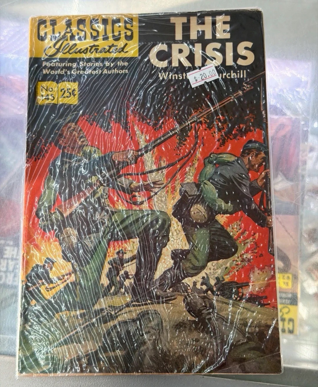 Classics Illustrated The Crisis by Winston Churchill Paperback English YA Novel