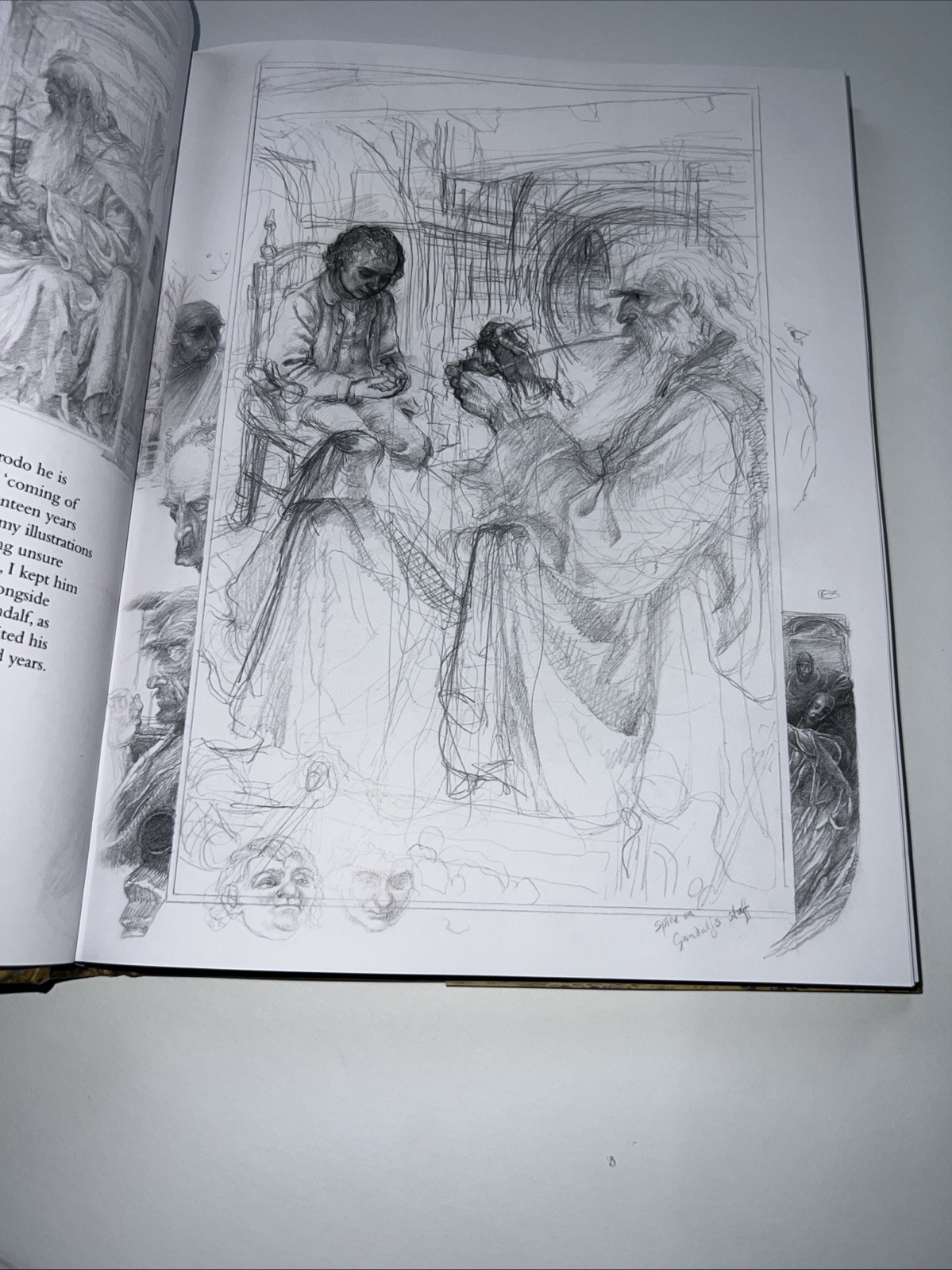 Lord of the Rings Sketchbook by Alan Lee (2005, Hardcover)