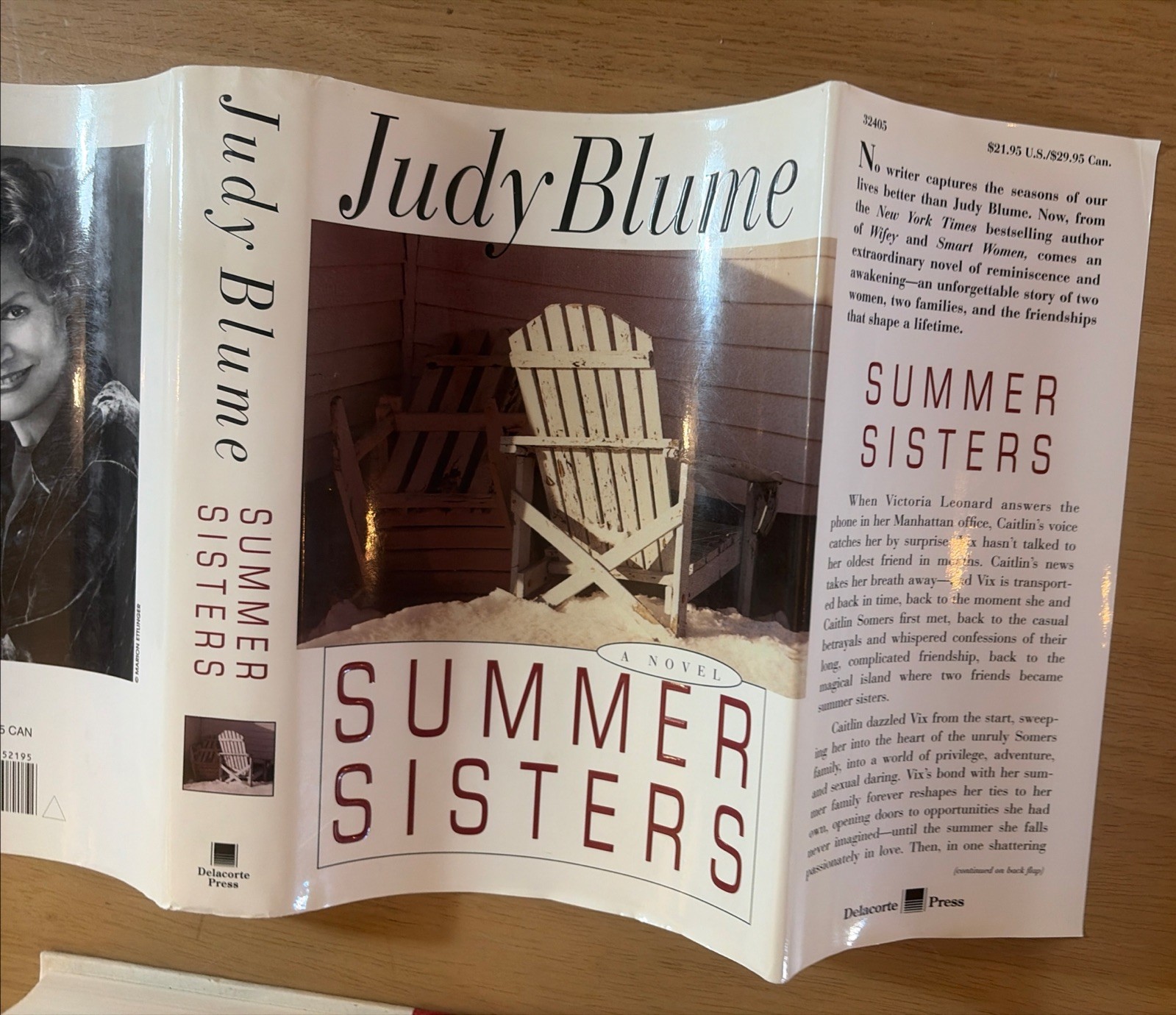 SIGNED Summer Sisters By Judy Blume HCDJ FINE/NF ~ UNREAD COPY : To Katie
