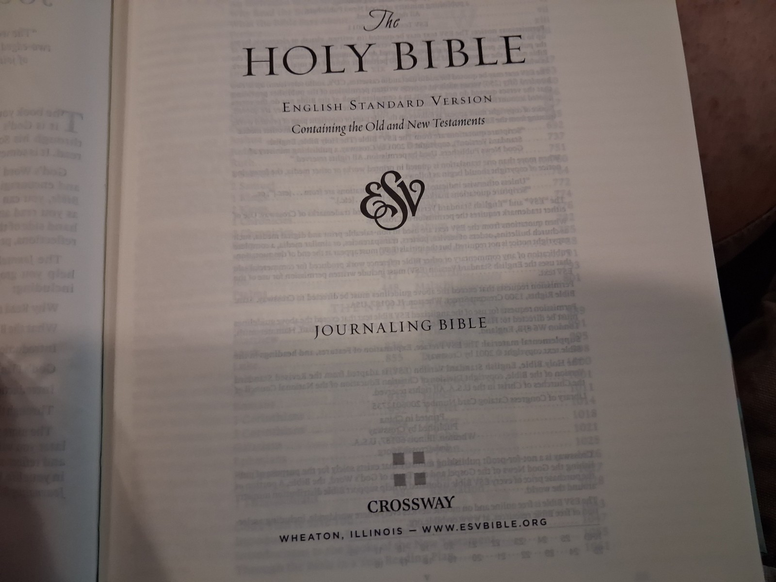 ESV Journaling Bible (Autumn Song) Birds Crossway New? Blank Read Slip Case
