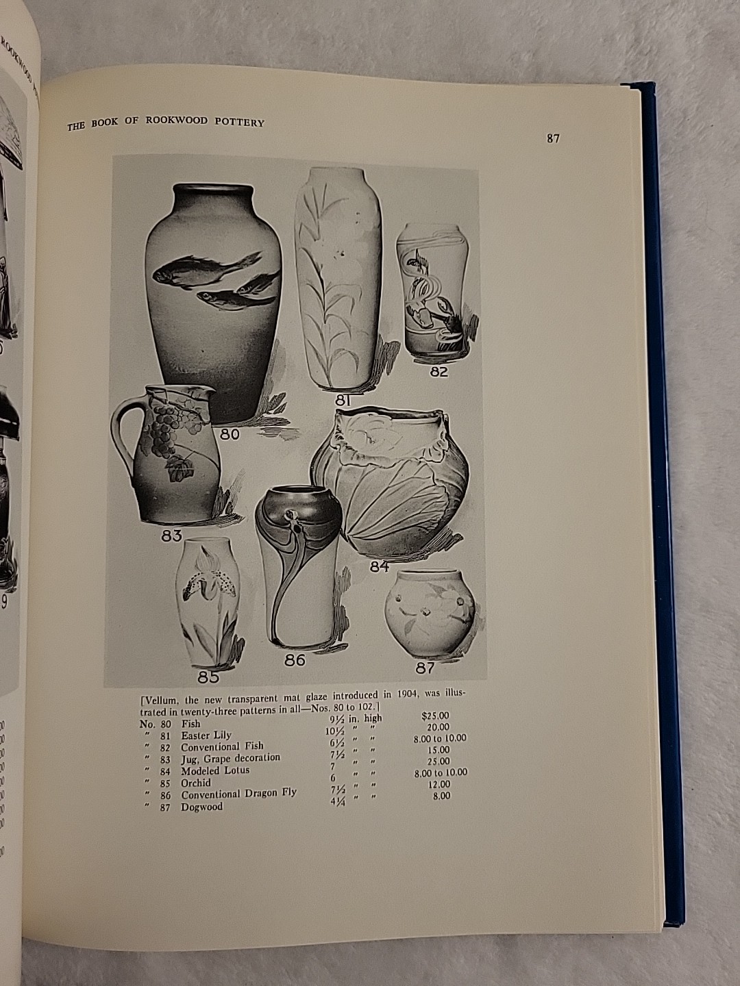 The Book of Rookwood Pottery by Herbert Peck Hardcover 184 Pages 1968