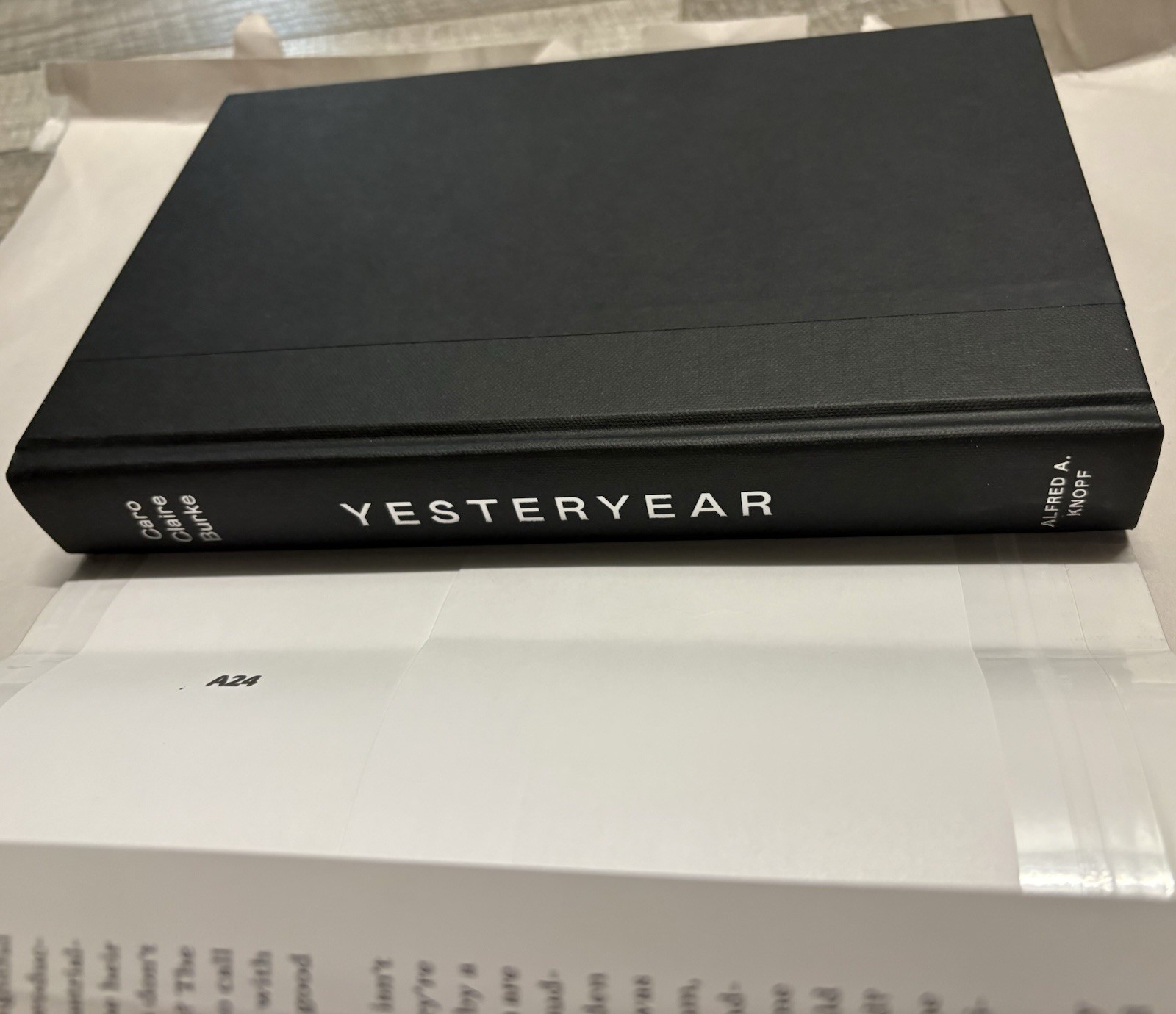 Yesteryear Caro Claire Burke SIGN TITLE 1st Edition/1st Print Hardcover