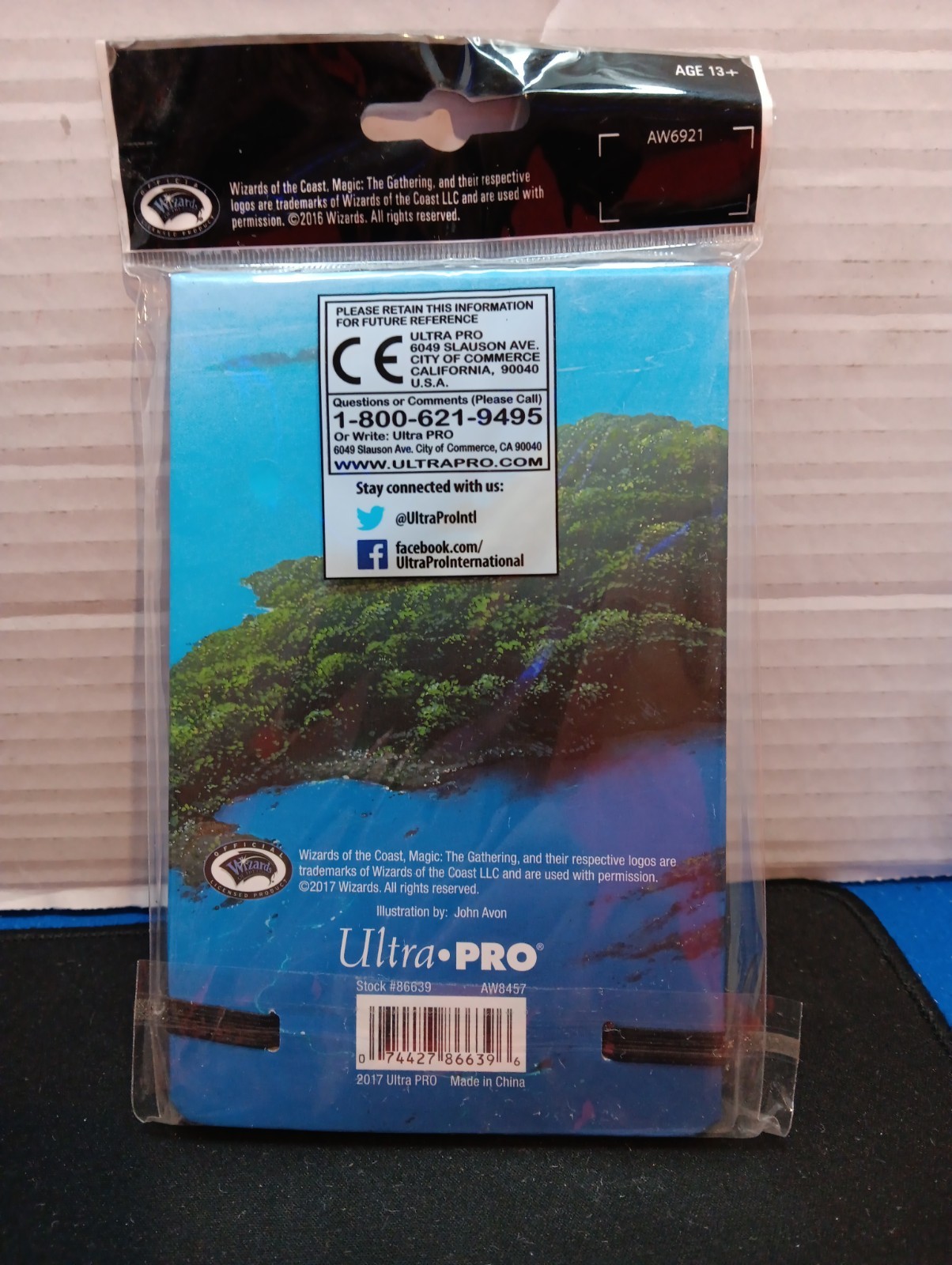 Ultra Pro MANA LIFEPAD LIFE COUNTER HARD COVER BOOKLET FOR SCORE MTG Island