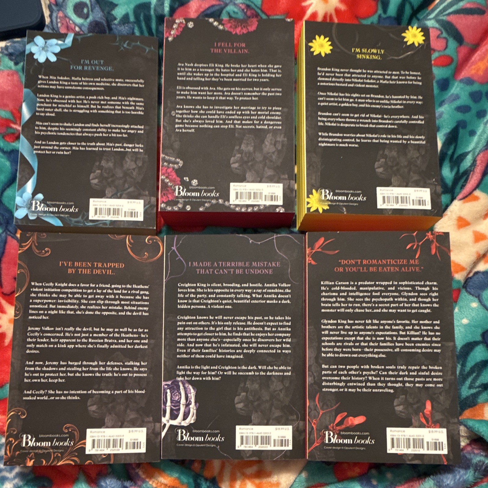 Rina Kent Legacy of Gods 6-Book Paperback Lot: Ruin War Fury Wrath Pain Malice