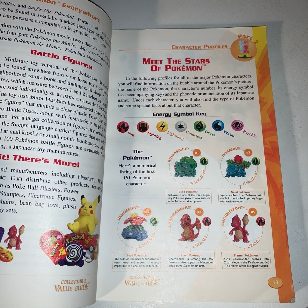 Unbranded Pokemon Collector’s Value Guide One Size Yellow Purple