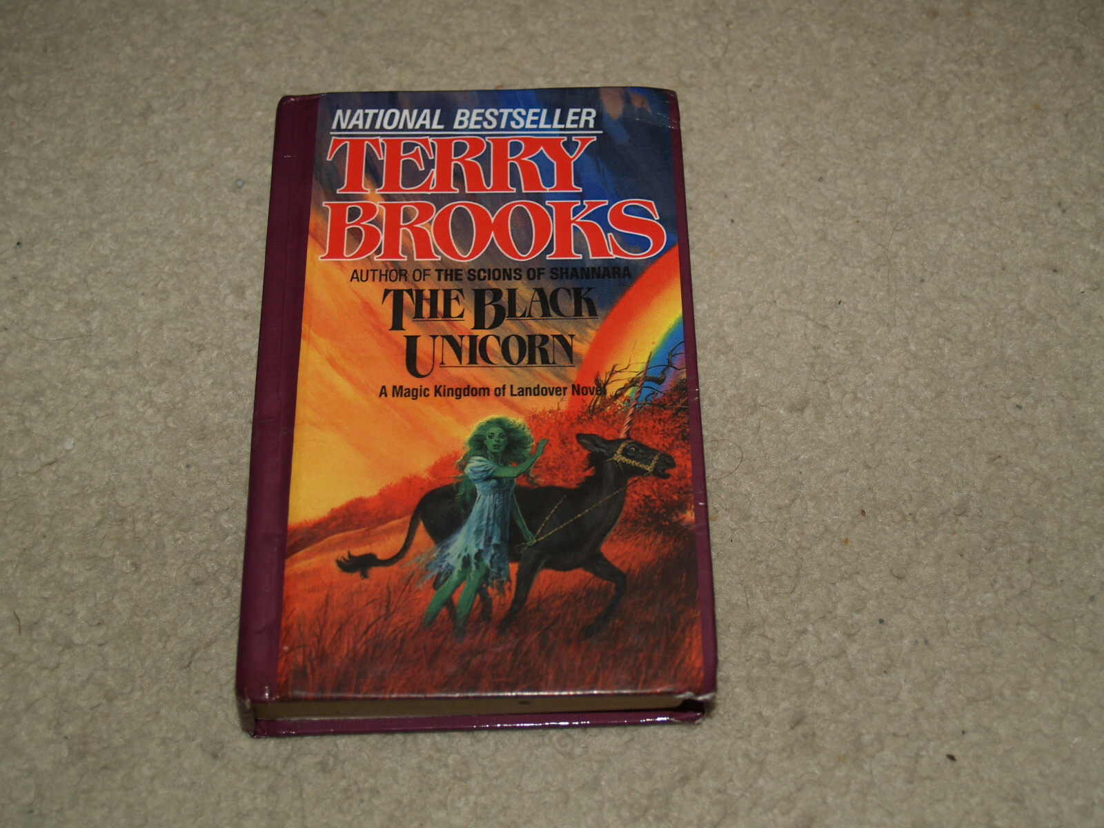 The Black Unicorn Terry Brooks Hardcover 1988 Del Rey Follettbound