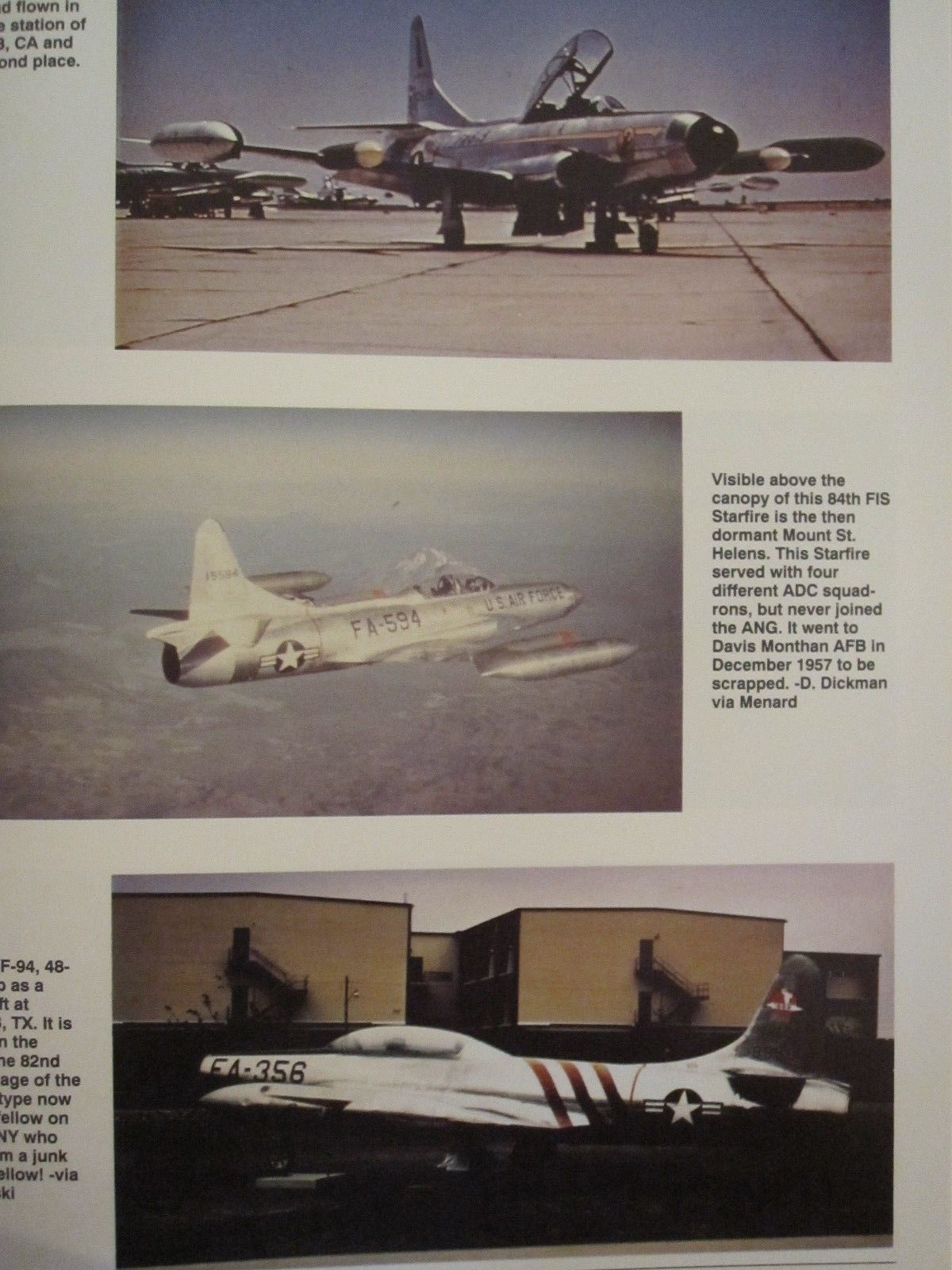 Lockheed F-94 Starfire: A Photo Chronicle – Color Photos, 128 pages