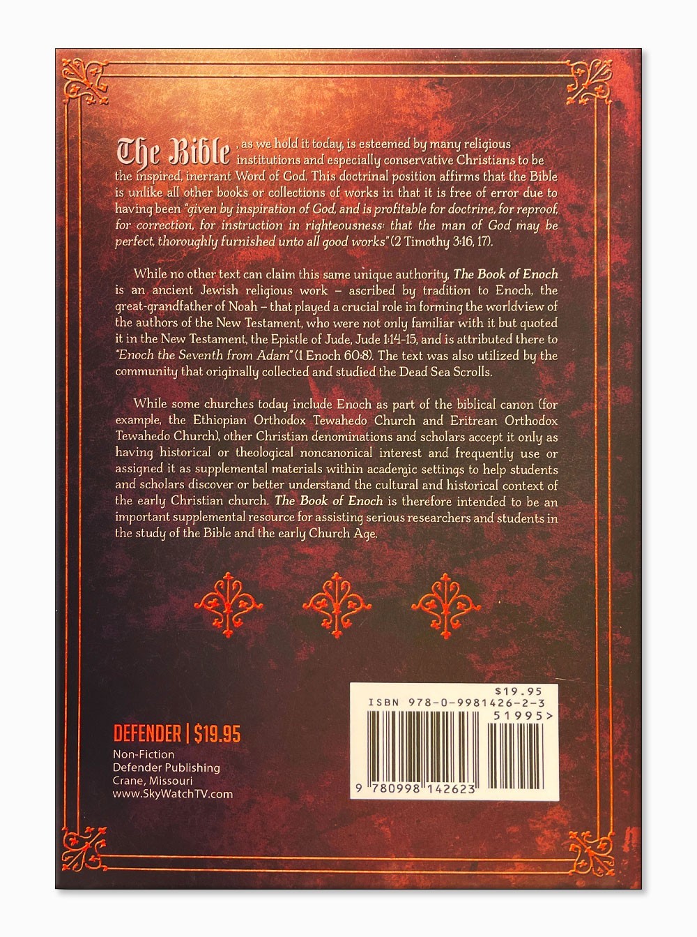 THE BOOK OF ENOCH – Translated by R. H Charles (1917, London) HARDBACK EDITION