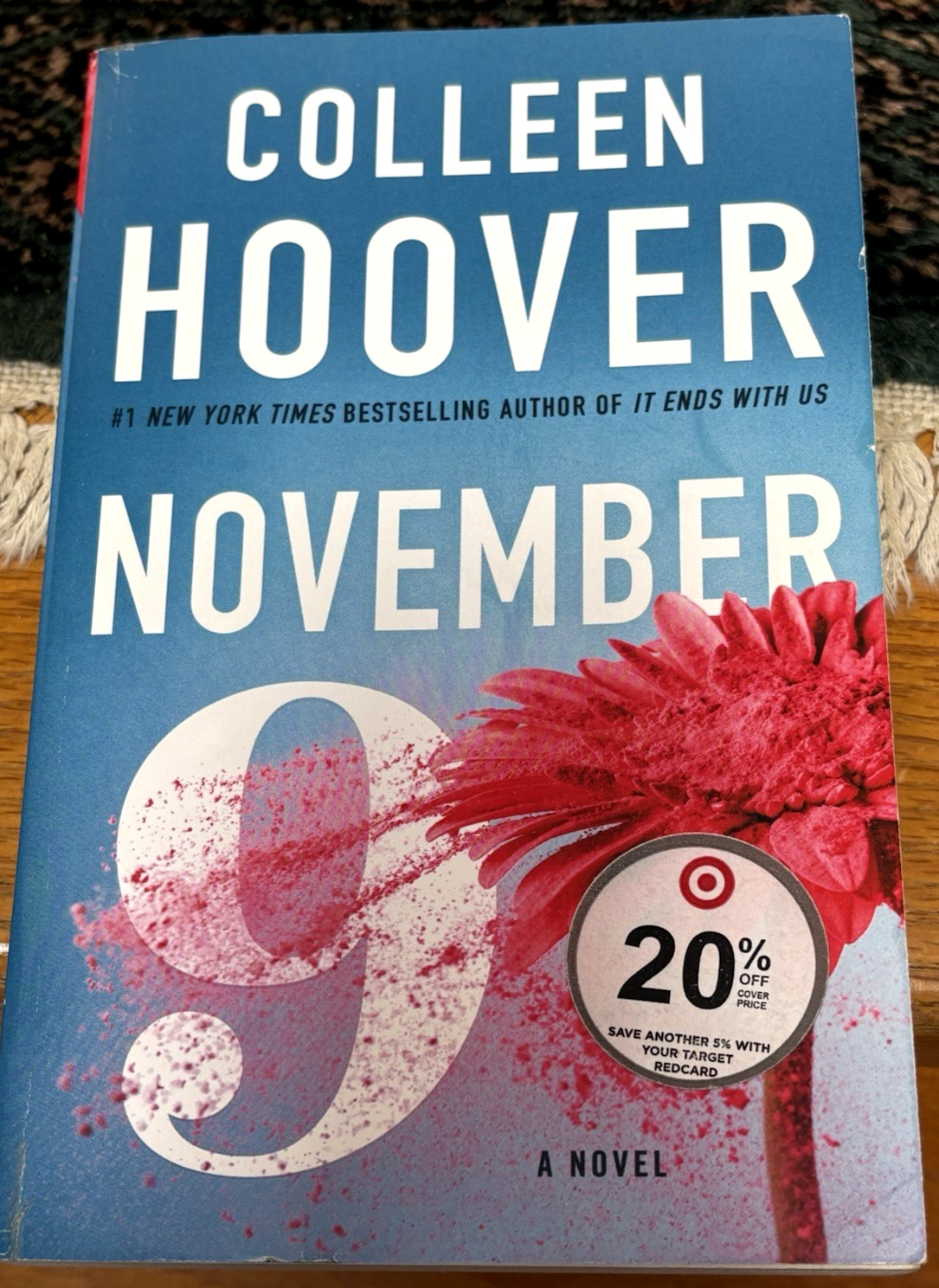 ~”NOVEMBER 9″~A NOVEL BY COLLEEN HOOVER~PAPERBACK~BREATHTAKING~BEAUTIFUL STORY!~
