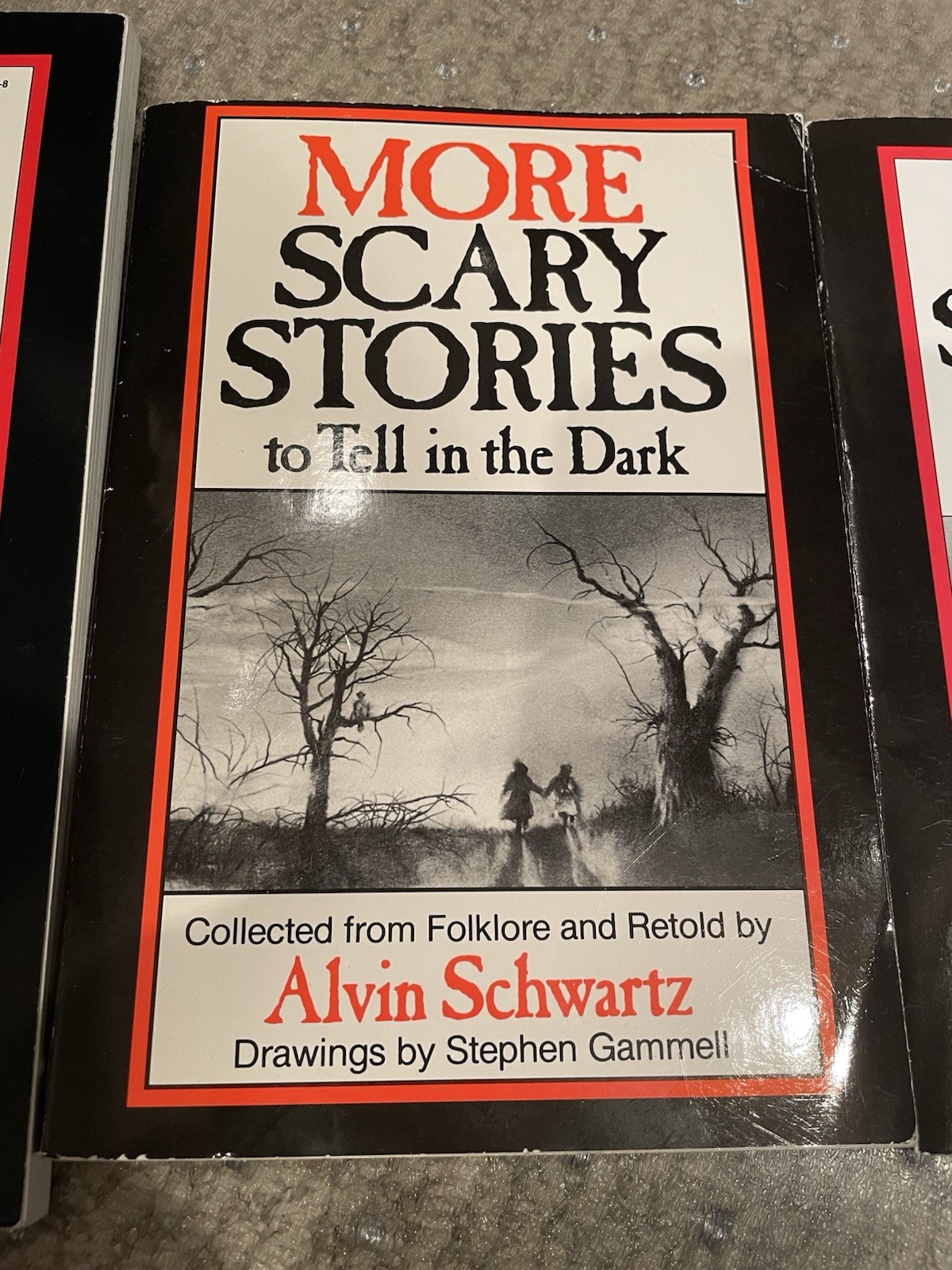 Scary Stories to Tell in the Dark Book Set 1 2 3 Alvin Schwartz Trilogy Vintage
