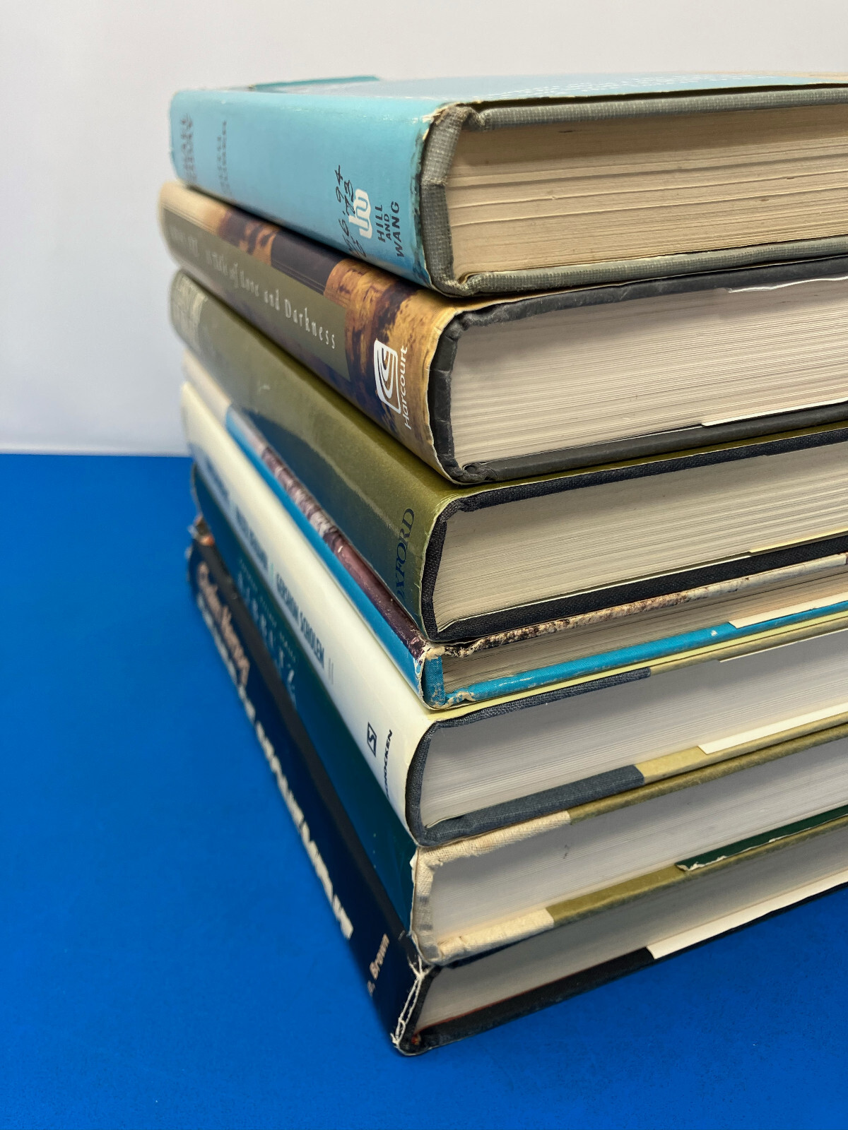 Israel Book Lot of 7 Chaim Herzog Golda Meir Amos Oz Kibbutz Makom *GIFT*