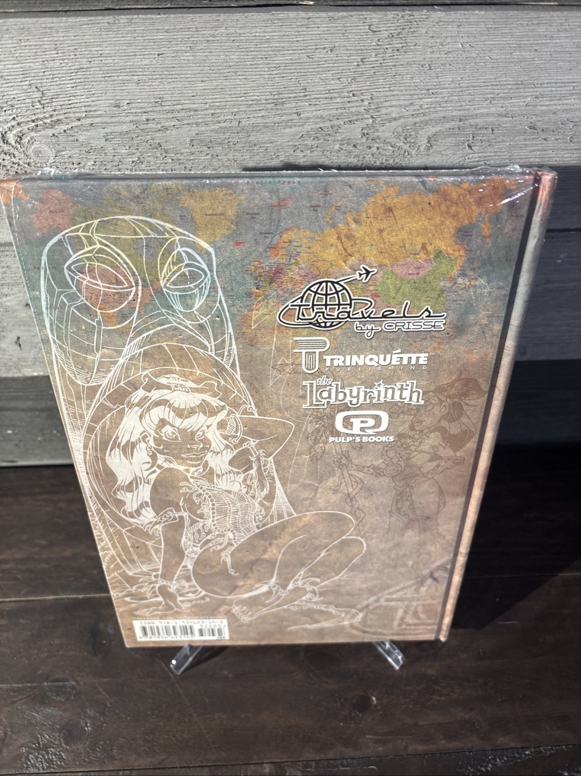 Sealed Travels Graphic Novel Didier Crisse 2013 First Edition Paintings Sketches