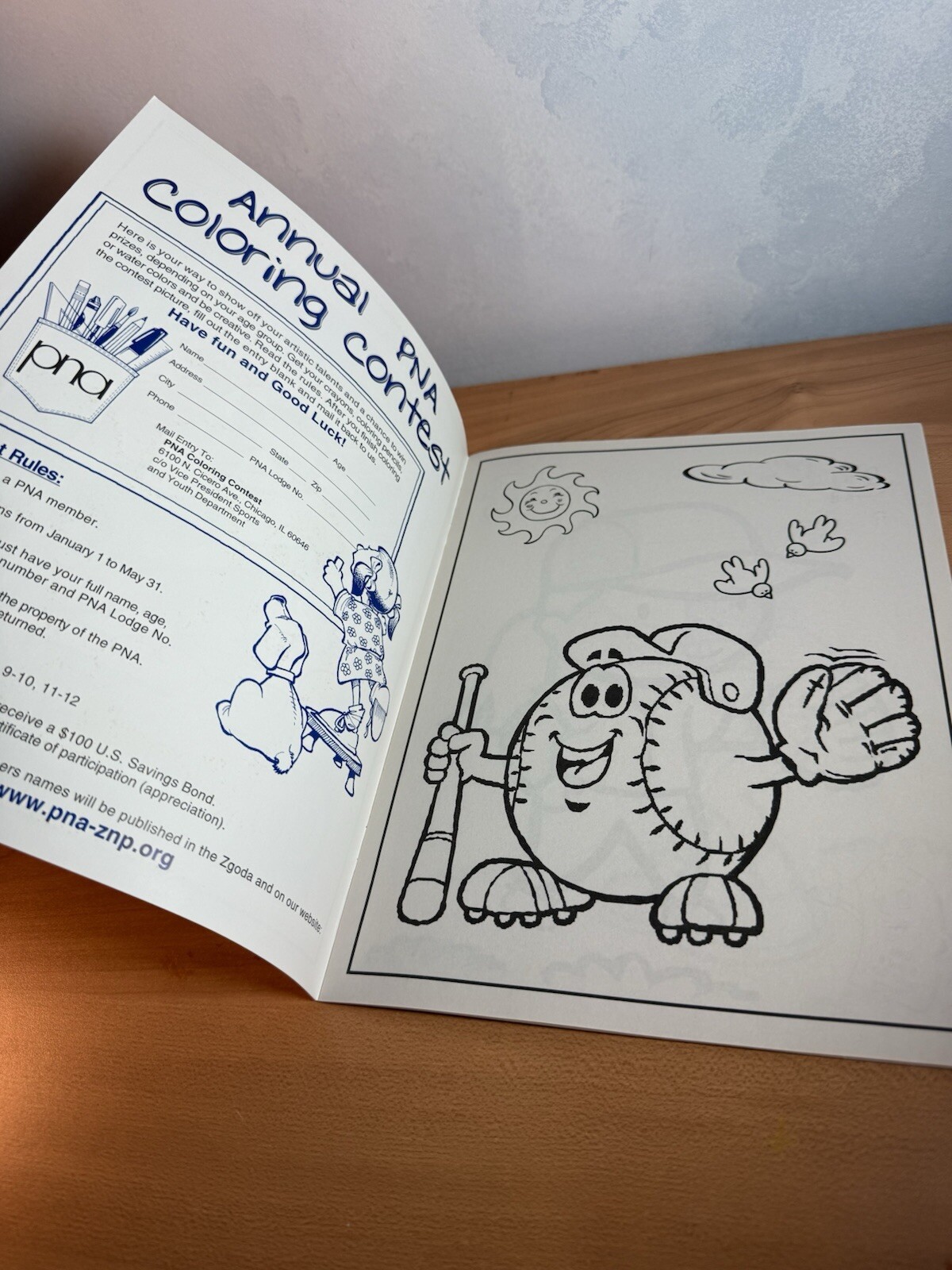 Polish National Alliance Coloring Book Sports