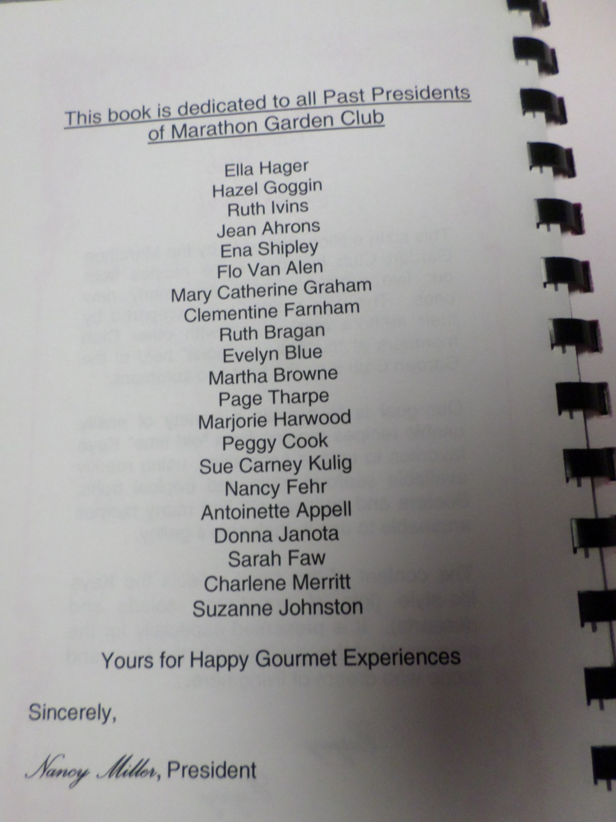 Spiral Cookbook 2002 MARATHON FLORIDA KEYS GARDEN CLUB 400+ Pages