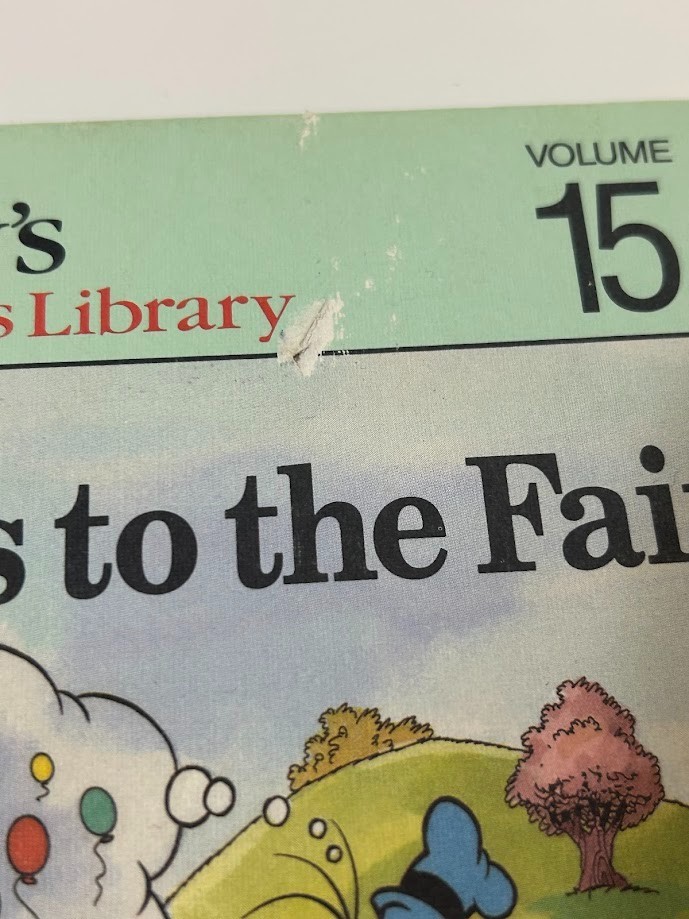 Vintage 1983 Walt Disney Fun To Learn Library Books Lot 1-14 Set