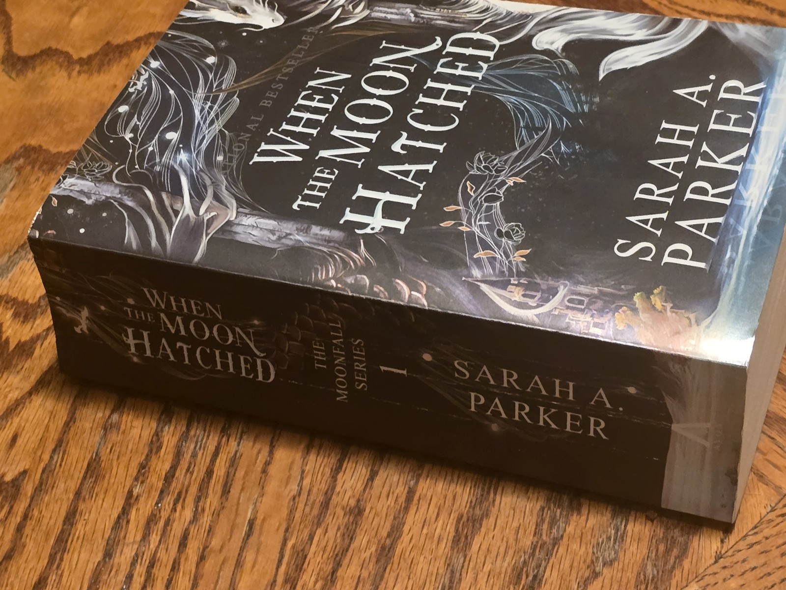 When The Moon Hatched By Sarah A Parker~2024~Fantasy World Romance~Paperback~VGC