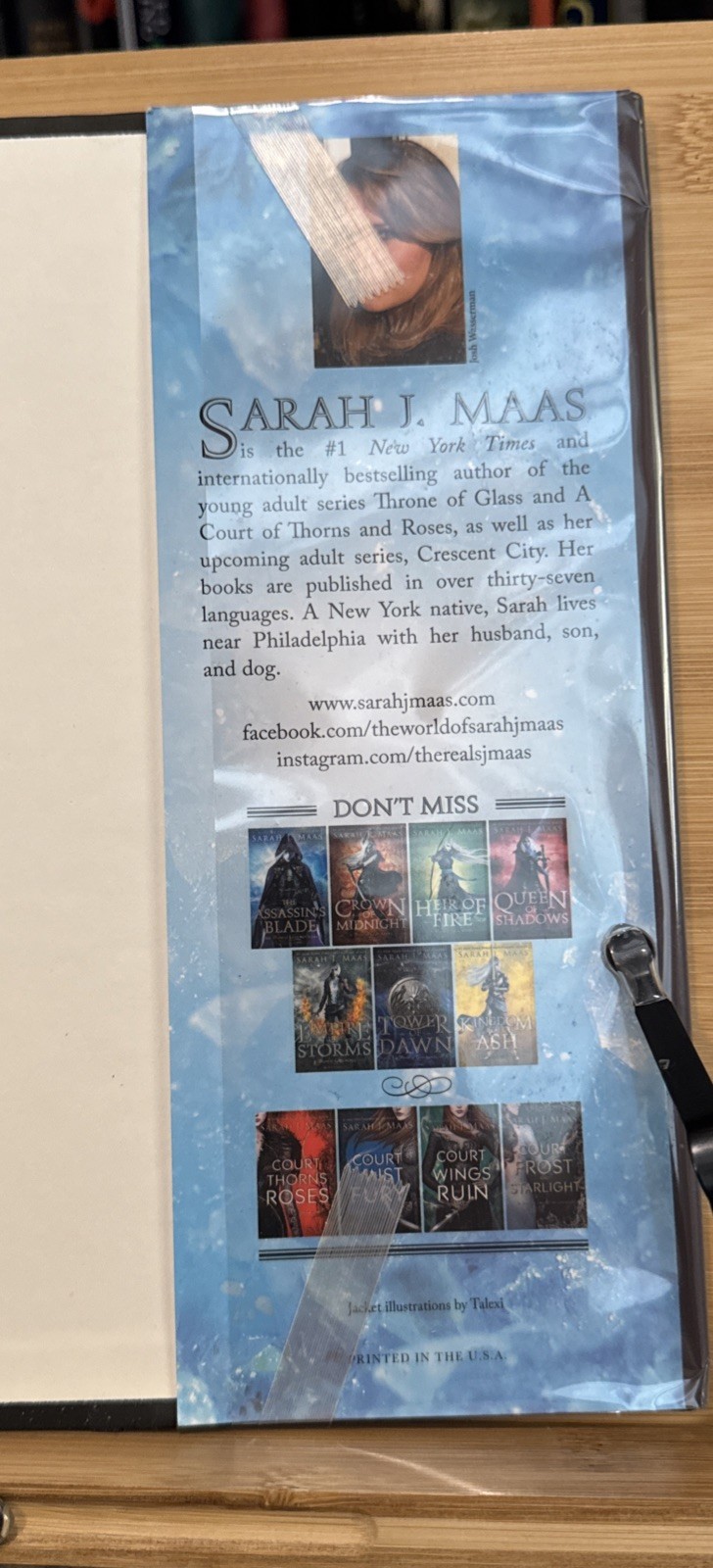 Throne of Glass – Sarah J Maas (Hardcover) Late Print, Original Cover, Ex-Lib.