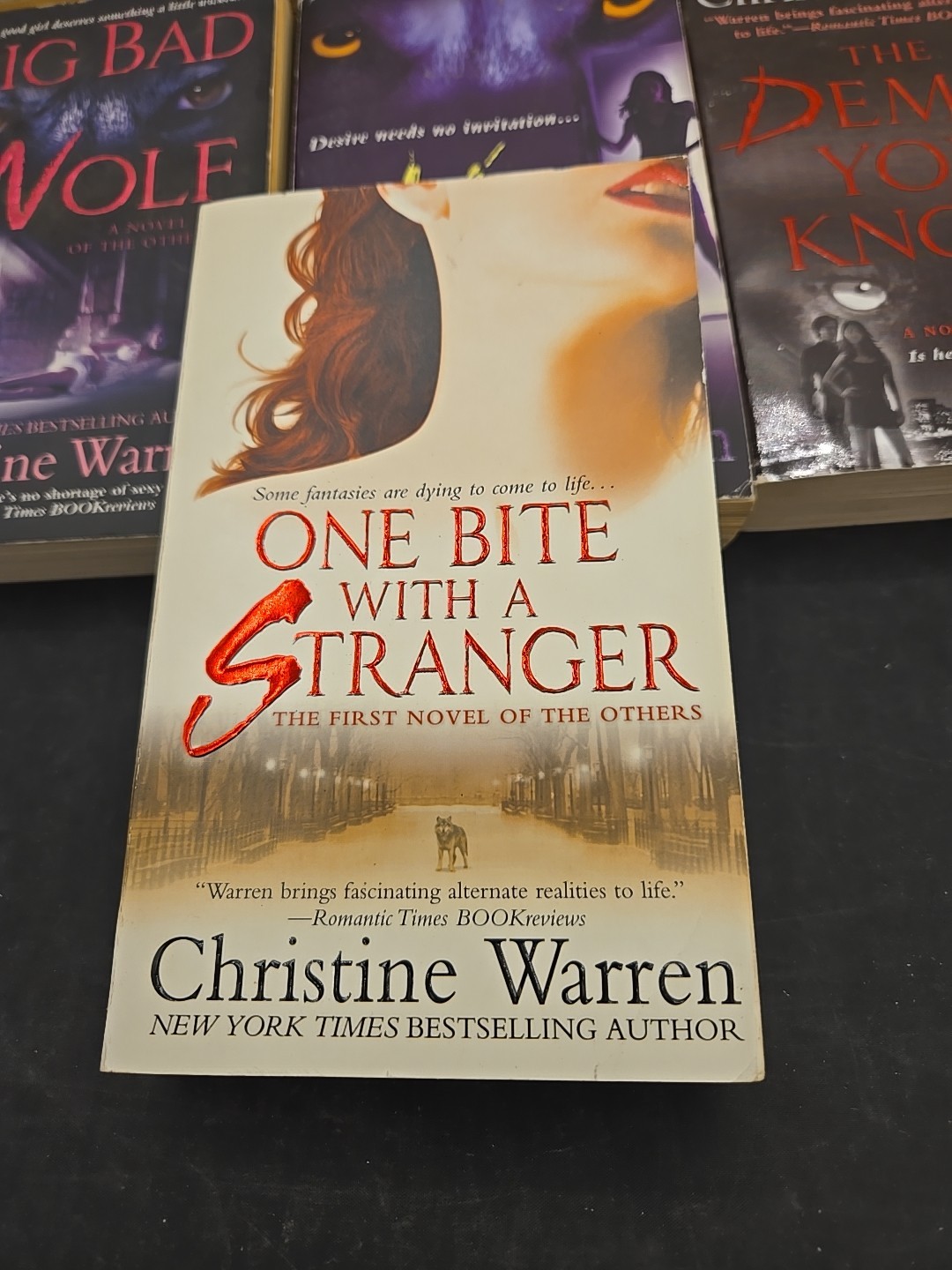 Lot of 8 Novels of the Others Series Books by Christine Warren Paperback