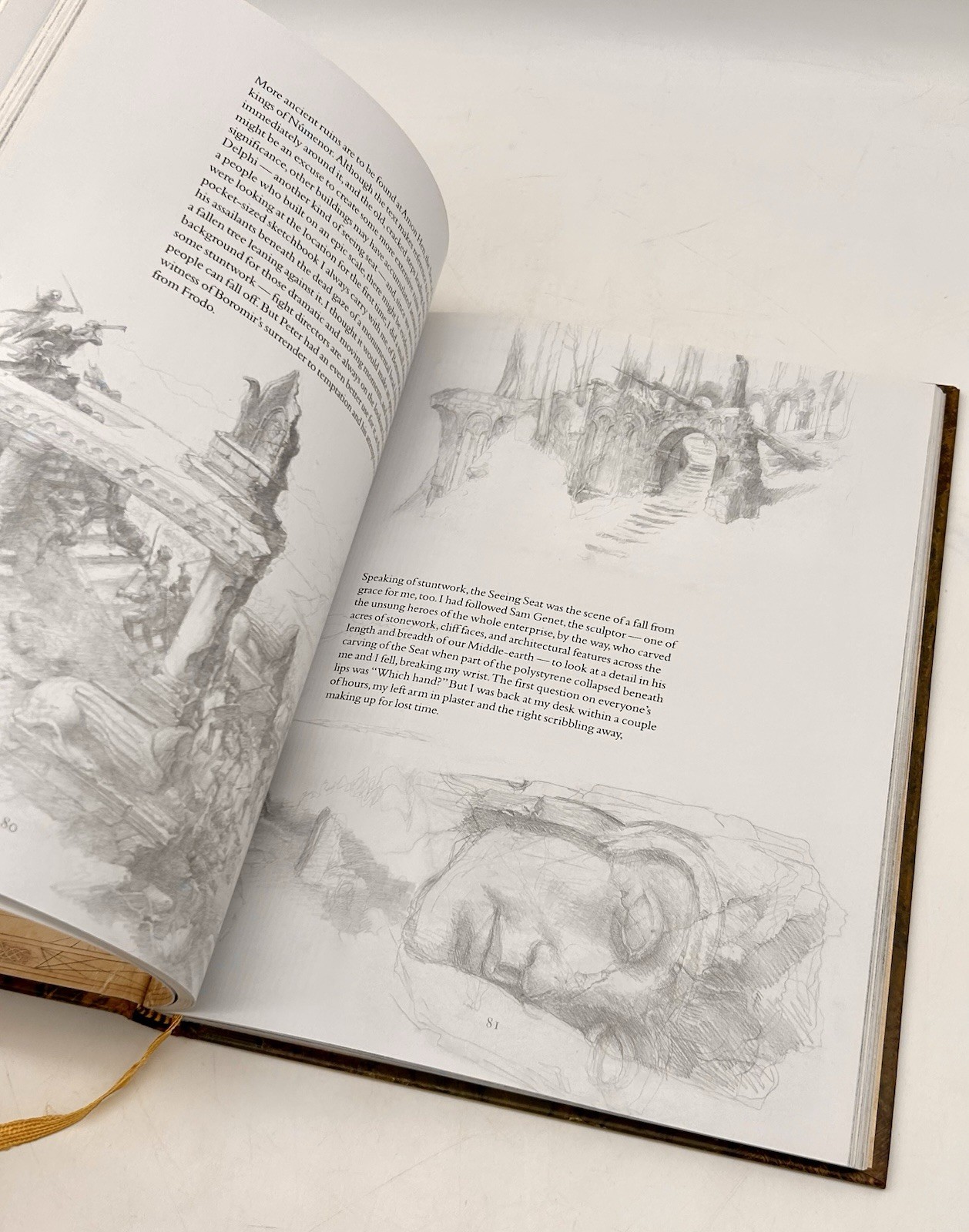 The Lord Of The Rings Sketchbook By Alan Lee Hardcover EUC