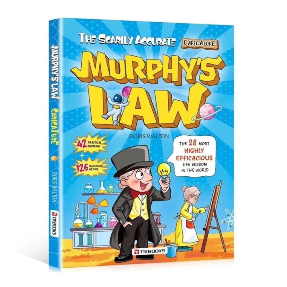 Murphy’s Law Illustrated Book 128 Pages Paperback Fun Learning Kids Gift USA…