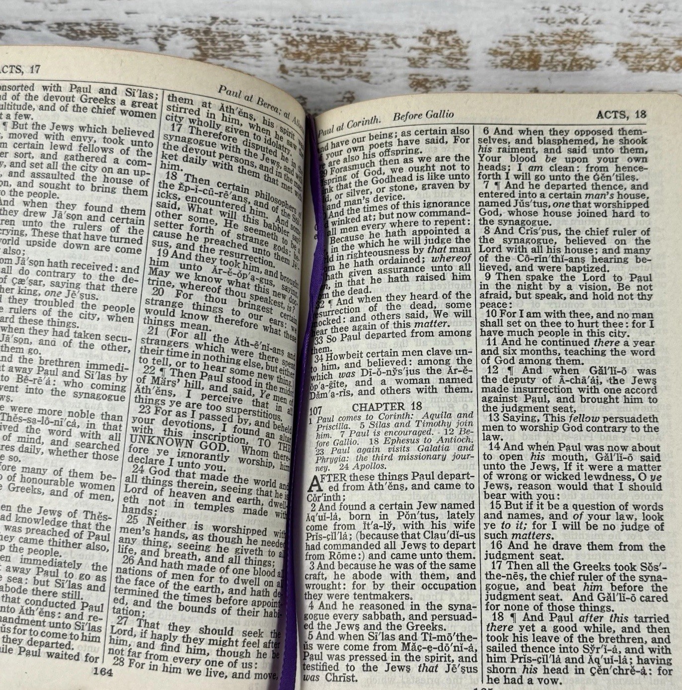 New Testament & Psalms ~ Self Pronouncing Edition National Bible Press Leather