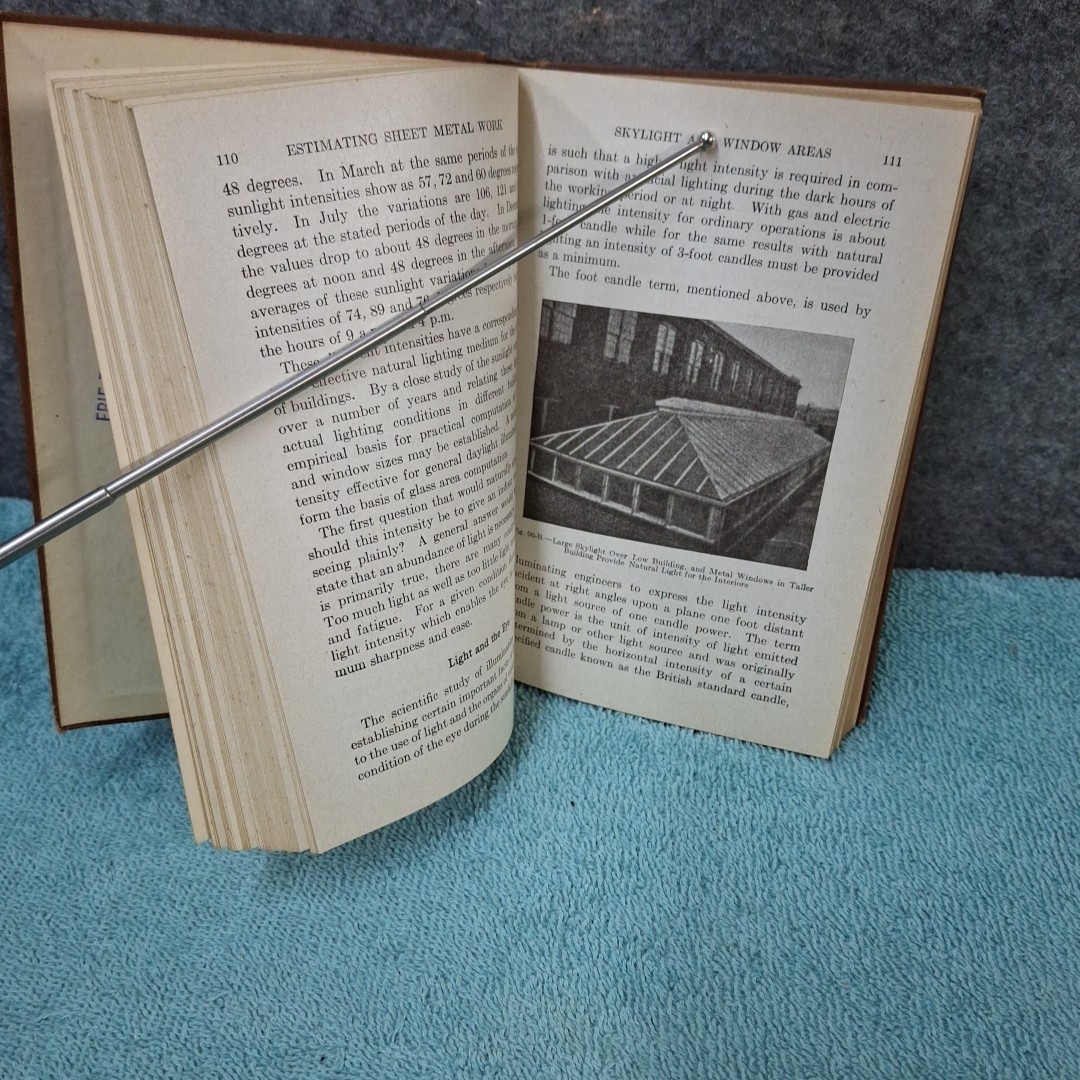 Estimating Sheet Metal Work – 1922 – Hardcover – Neubecker And Hopp – 416 pages