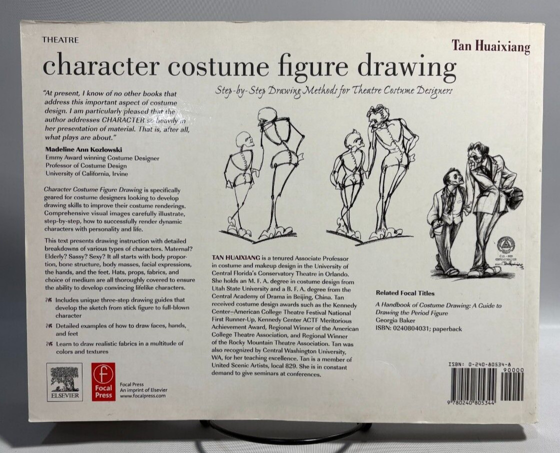 Character Costume Figure Drawing by Tan Huaixiang, 2004 1st Printing