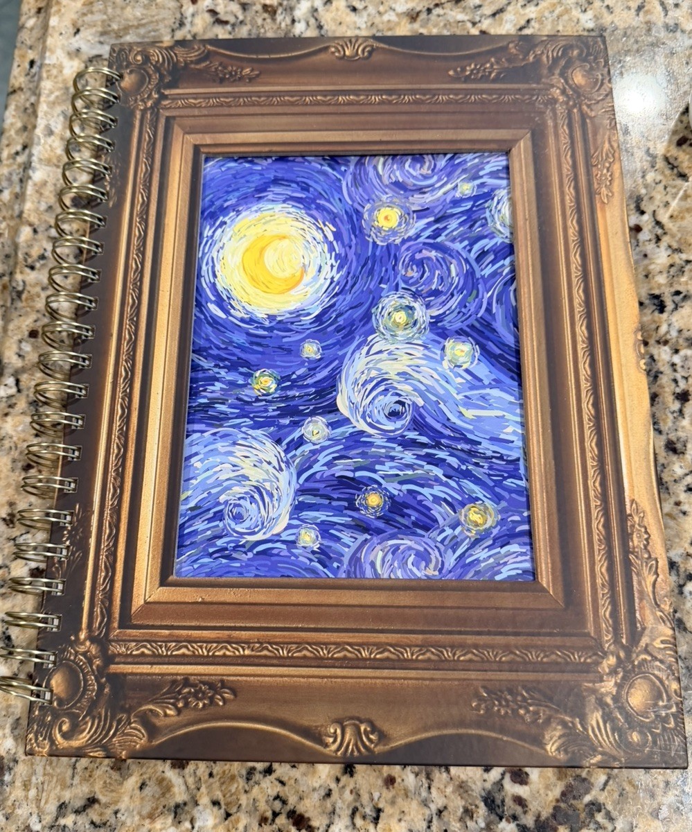 Starry Night Artists Sketchbook : Van Gogh Blank Book, Hardcover by Anon, Bra…