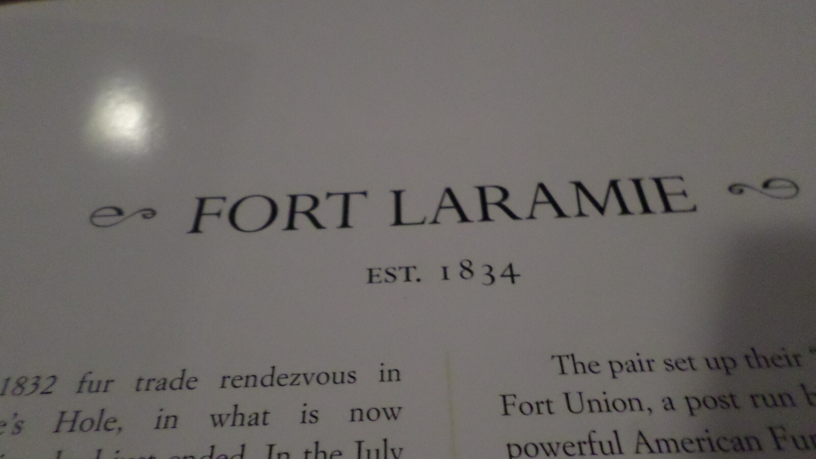 Wyoming Historic Forts Hardcover Book By Barbara Fifer. 2002 110 pages