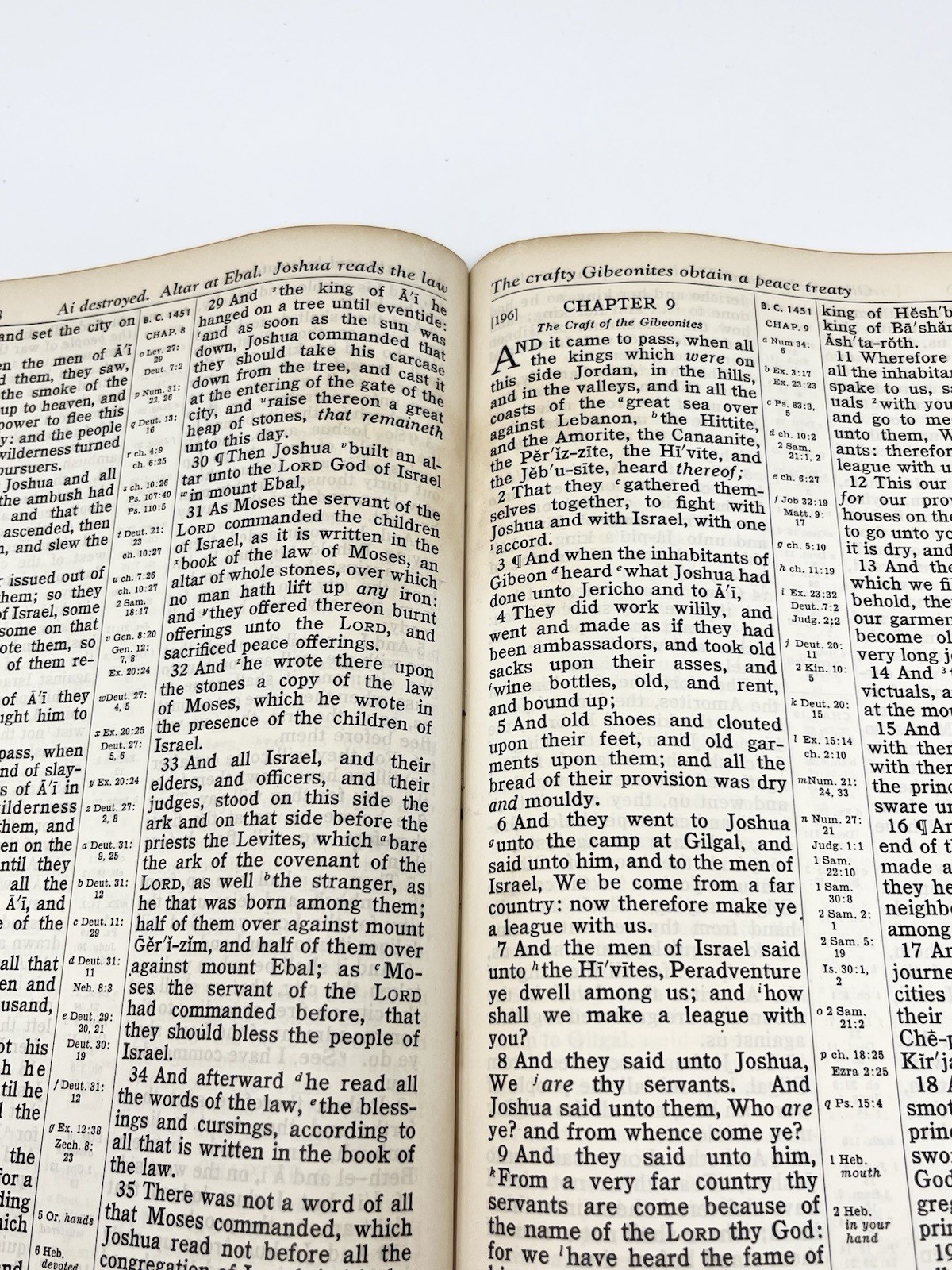 Holy Bible 1944 WW2 Era Concordance National Bible Press Large Print W/ Inserts