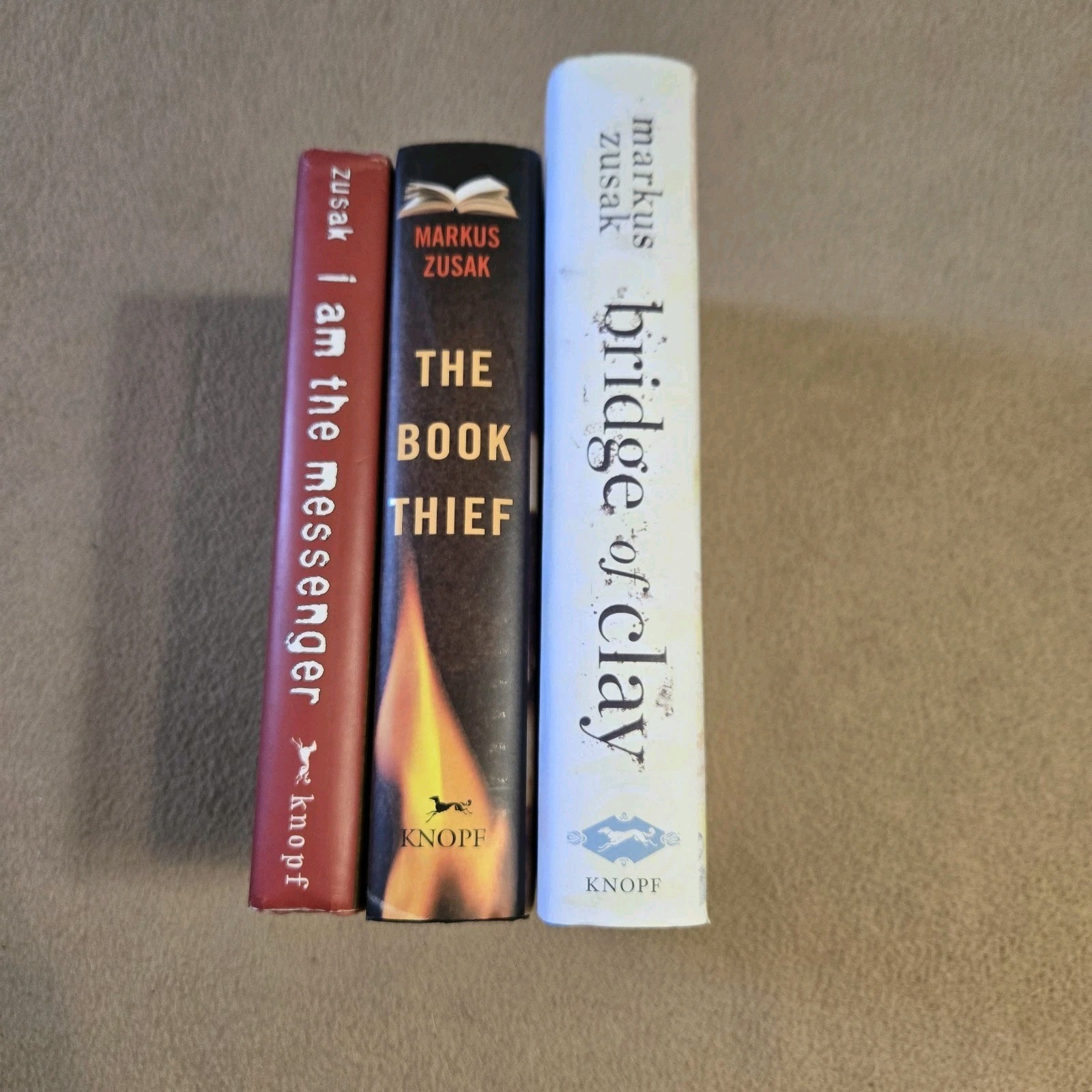 Markus Zusak HC/DJ Lot of 3 1st Printings (1 Thus), 1 SIGNED, The Book Thief