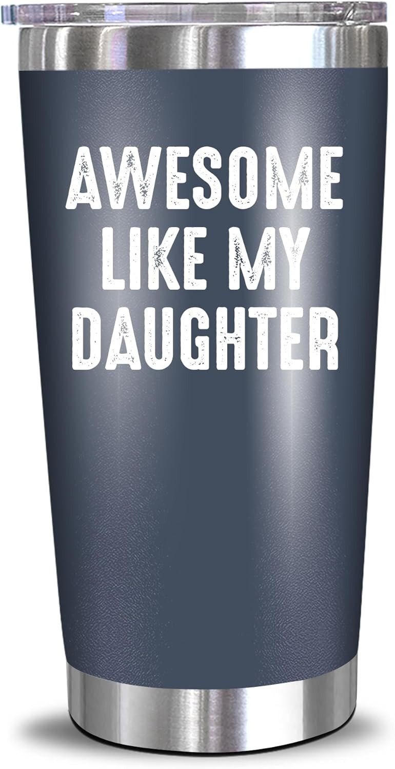 Limited Edition Navy Tumbler for Dad – 20 oz Gifting Essential from Daughter
