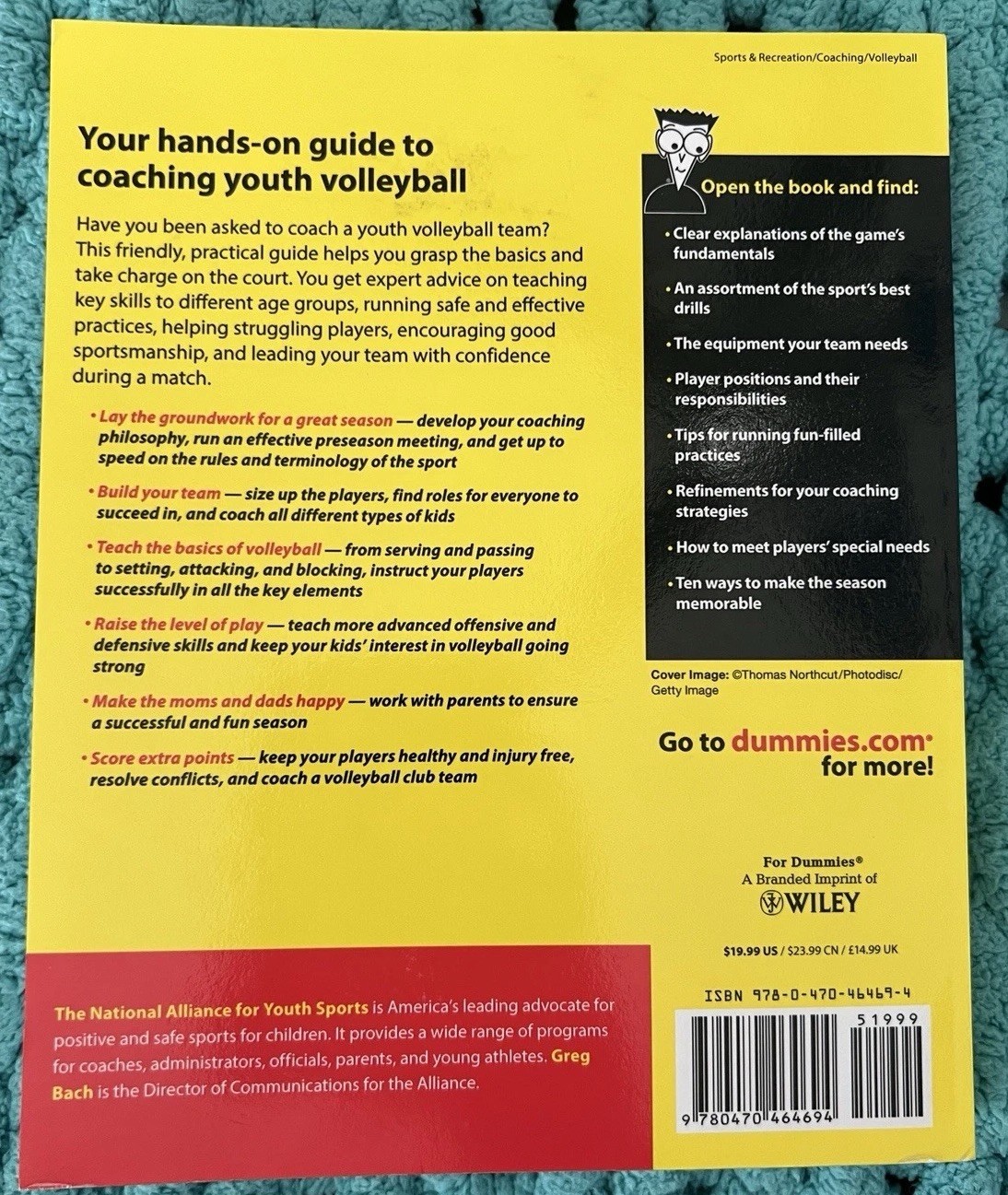 Coaching Volleyball for Dummies by The National Alliance For Youth Sports