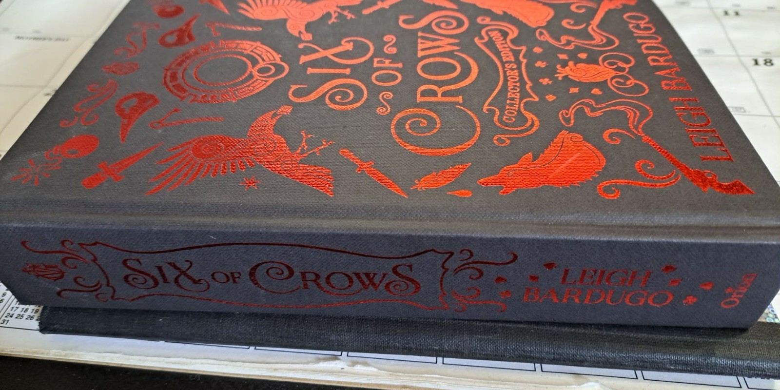 Six Of Crows Collector’s Edition Book 1 Leigh Bardugo Fantasy Novel Hardcover