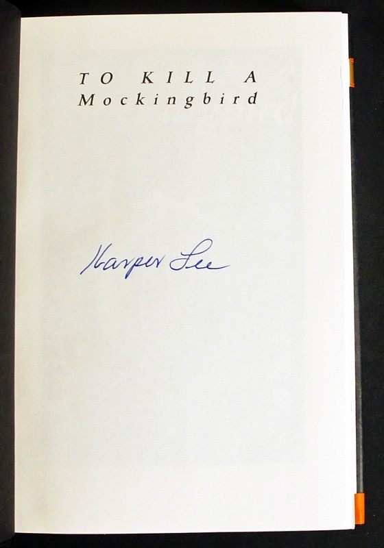 HARPER LEE SIGNED To Kill a Mockingbird 35th Anniversary Ed, Gift-Worthy!