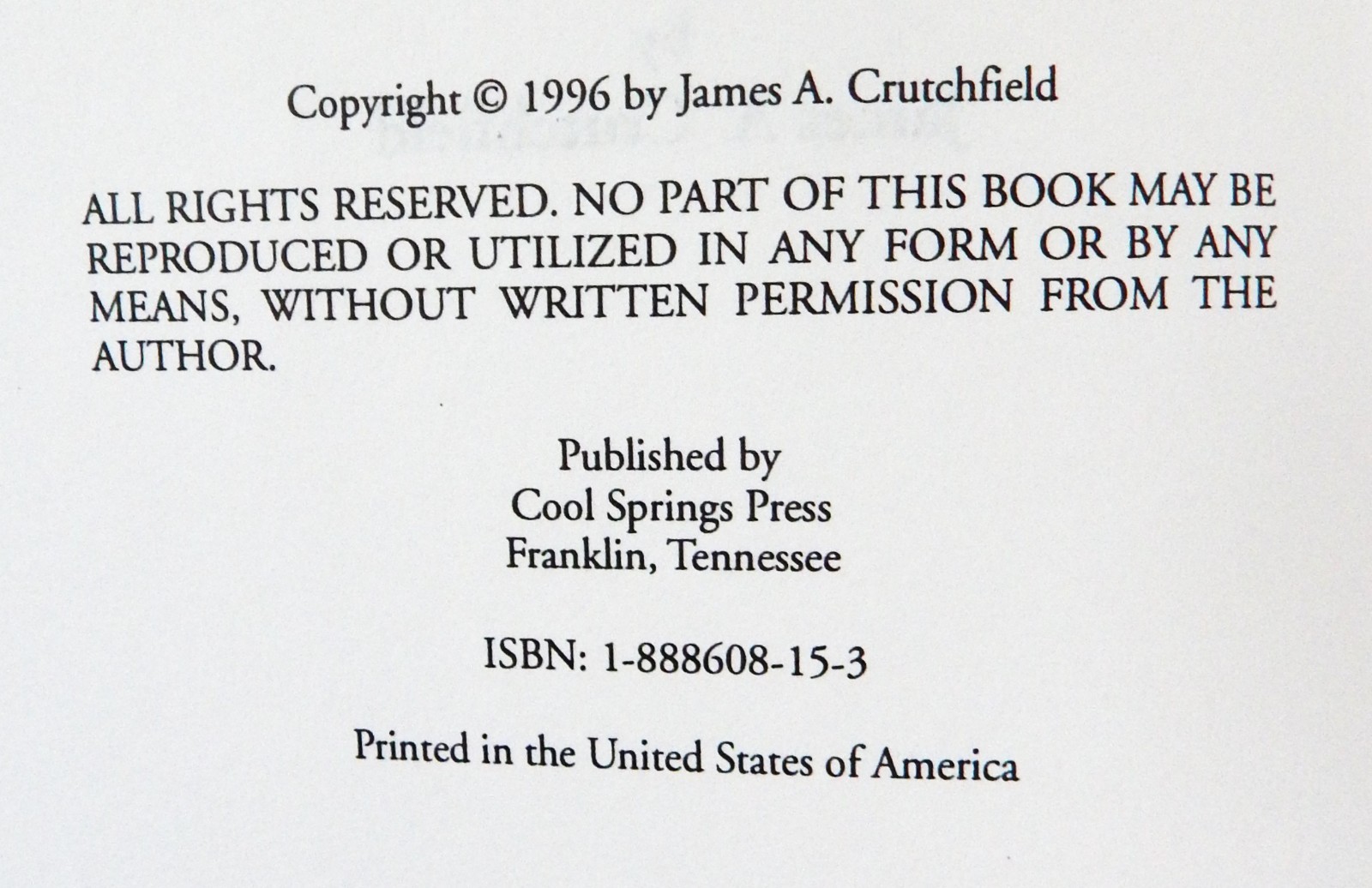 America’s Yesteryears Historic Vignettes Crutchfield US History 1492 – 1860 SC