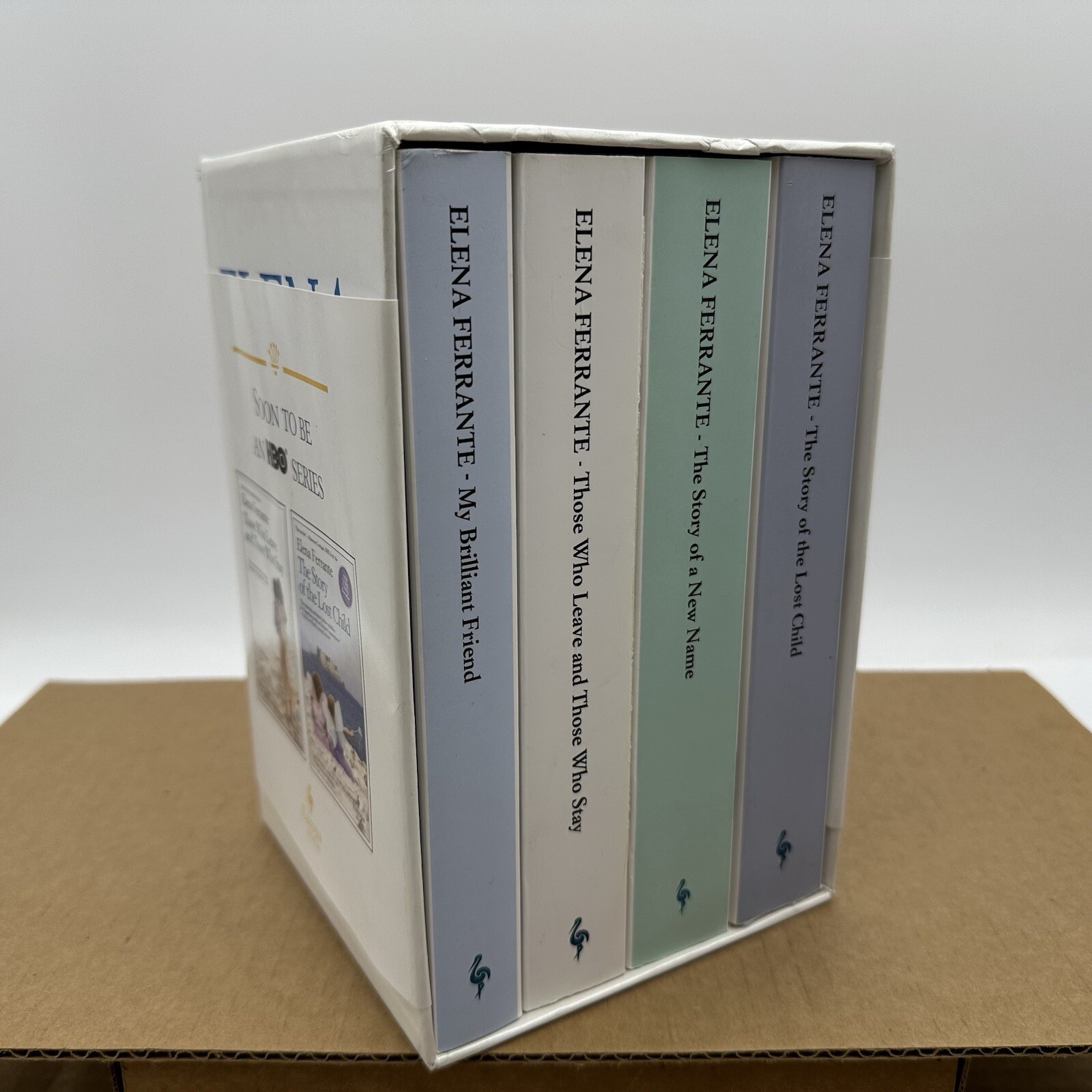 The Neapolitan Novels Boxed Book Set of 4 by Elena Ferrante-Paperback