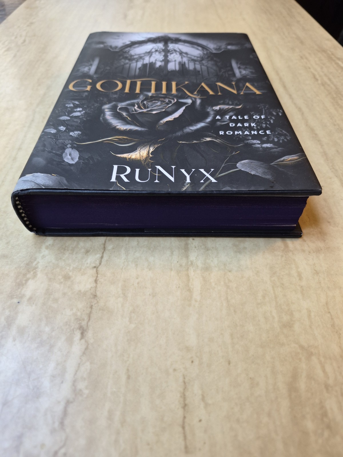 Gothikana by RuNyx (2024, Hardcover) A Tale of Dark Romance Purple Edges