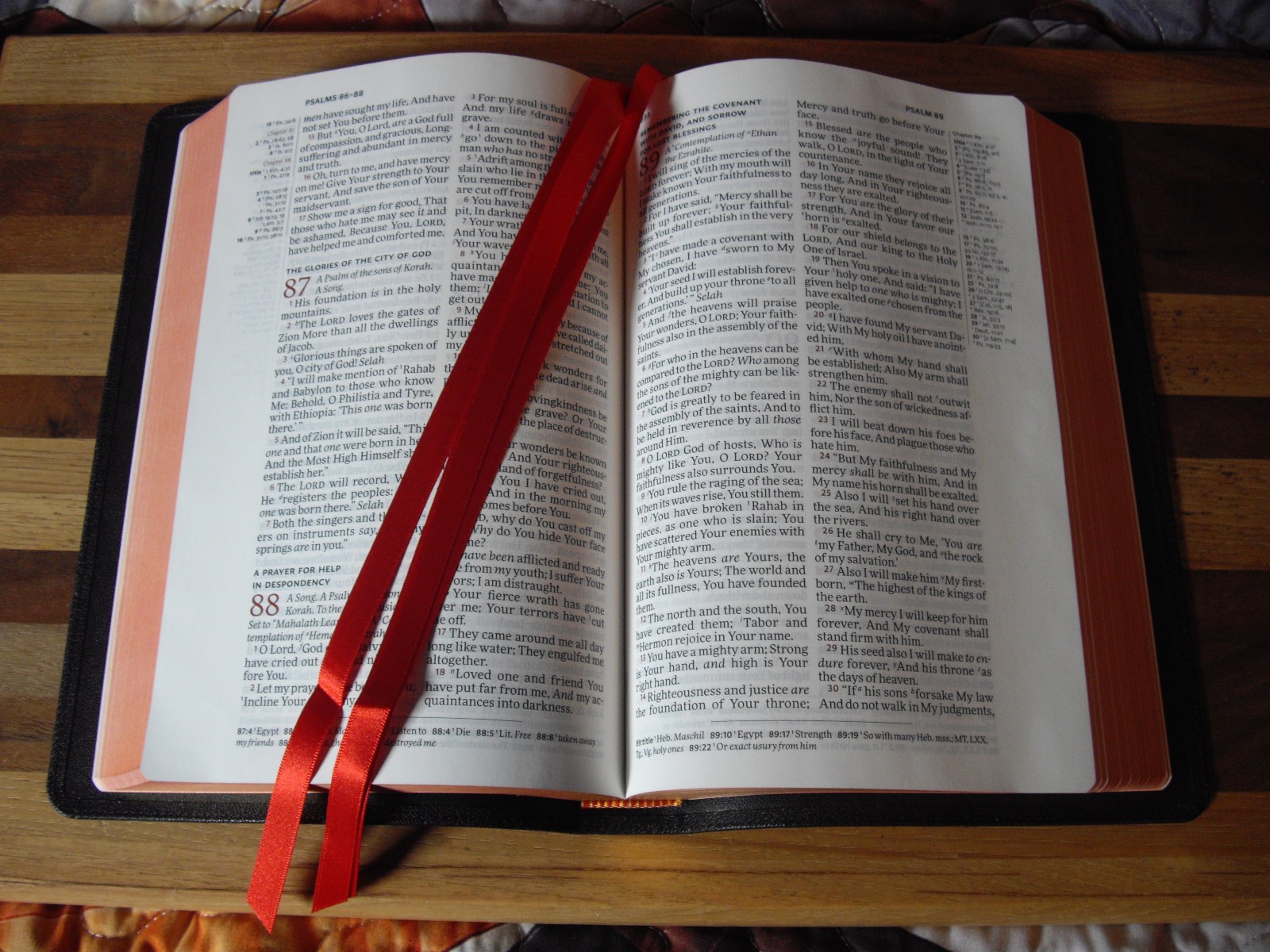 Cambridge Black Genuine Goatskin Leather Topaz NKJV Large Print Reference Bible