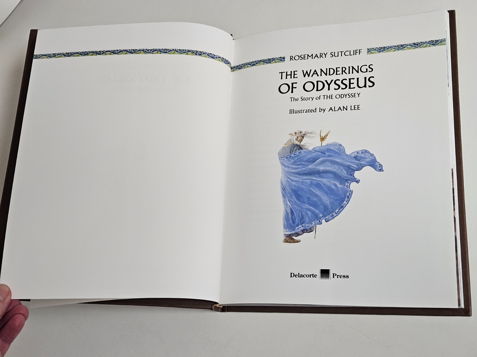 The Wanderings of Odysseus: THE STORY OF THE ODYSSEY Hardcover DUST JACKET 1996